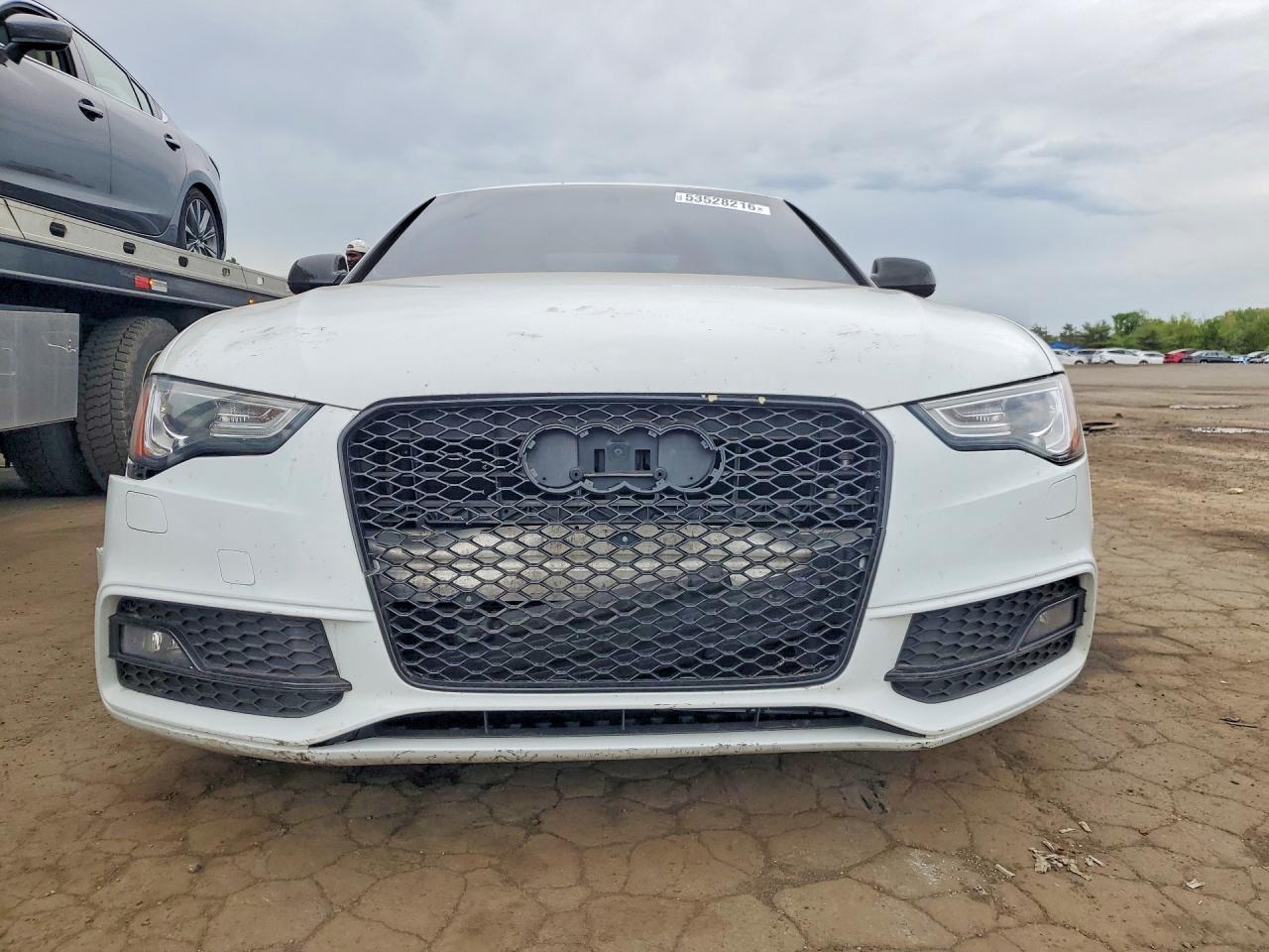 2015 Audi S5 Prestige White vin: WAUVGAFR0FA035778