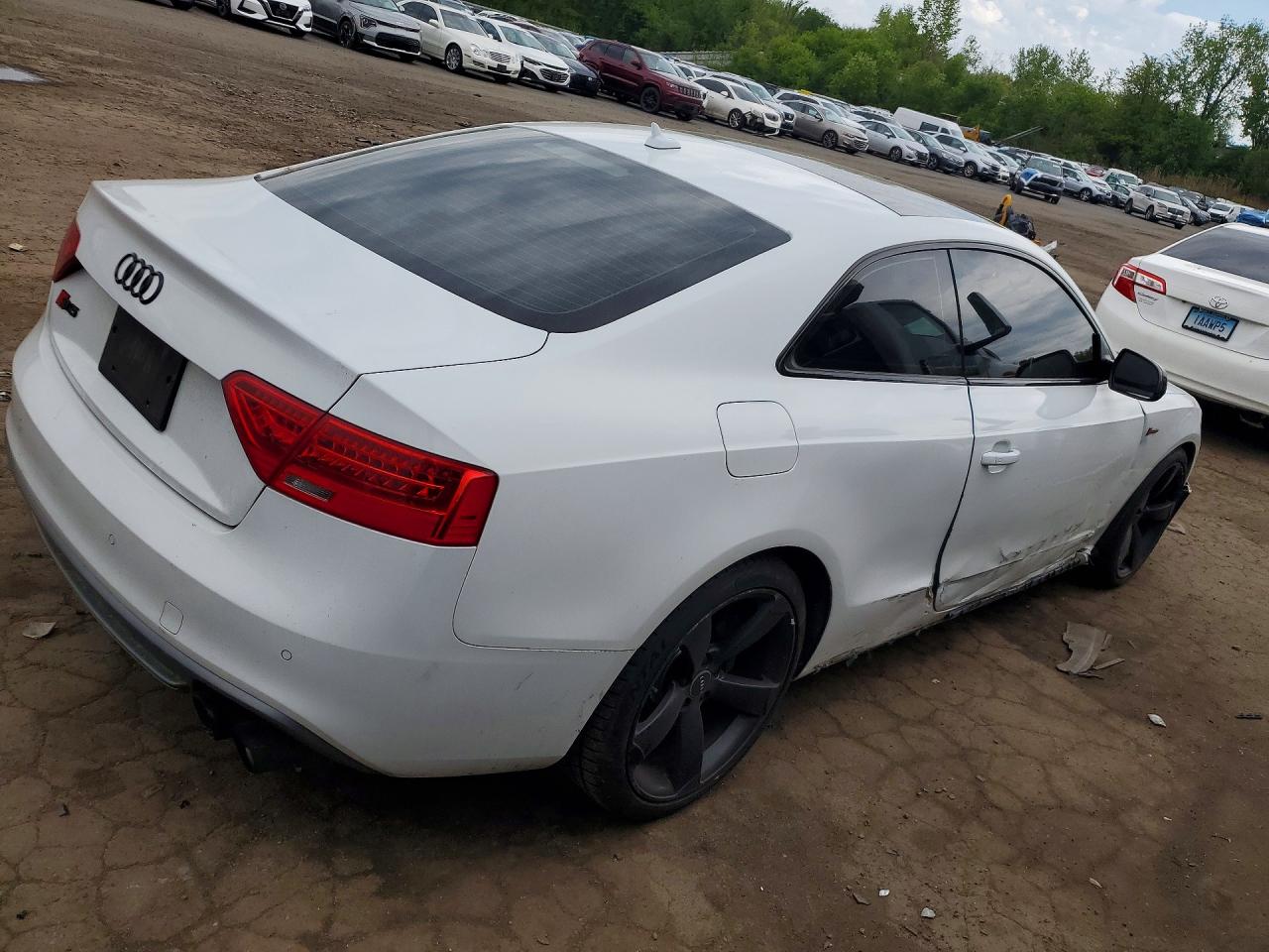 2015 Audi S5 Prestige White vin: WAUVGAFR0FA035778