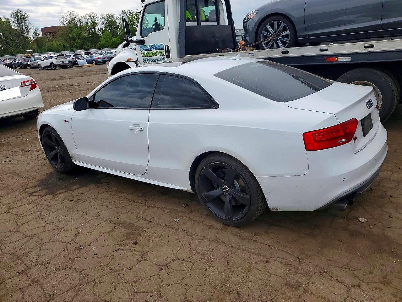 2015 Audi S5 Prestige White vin: WAUVGAFR0FA035778