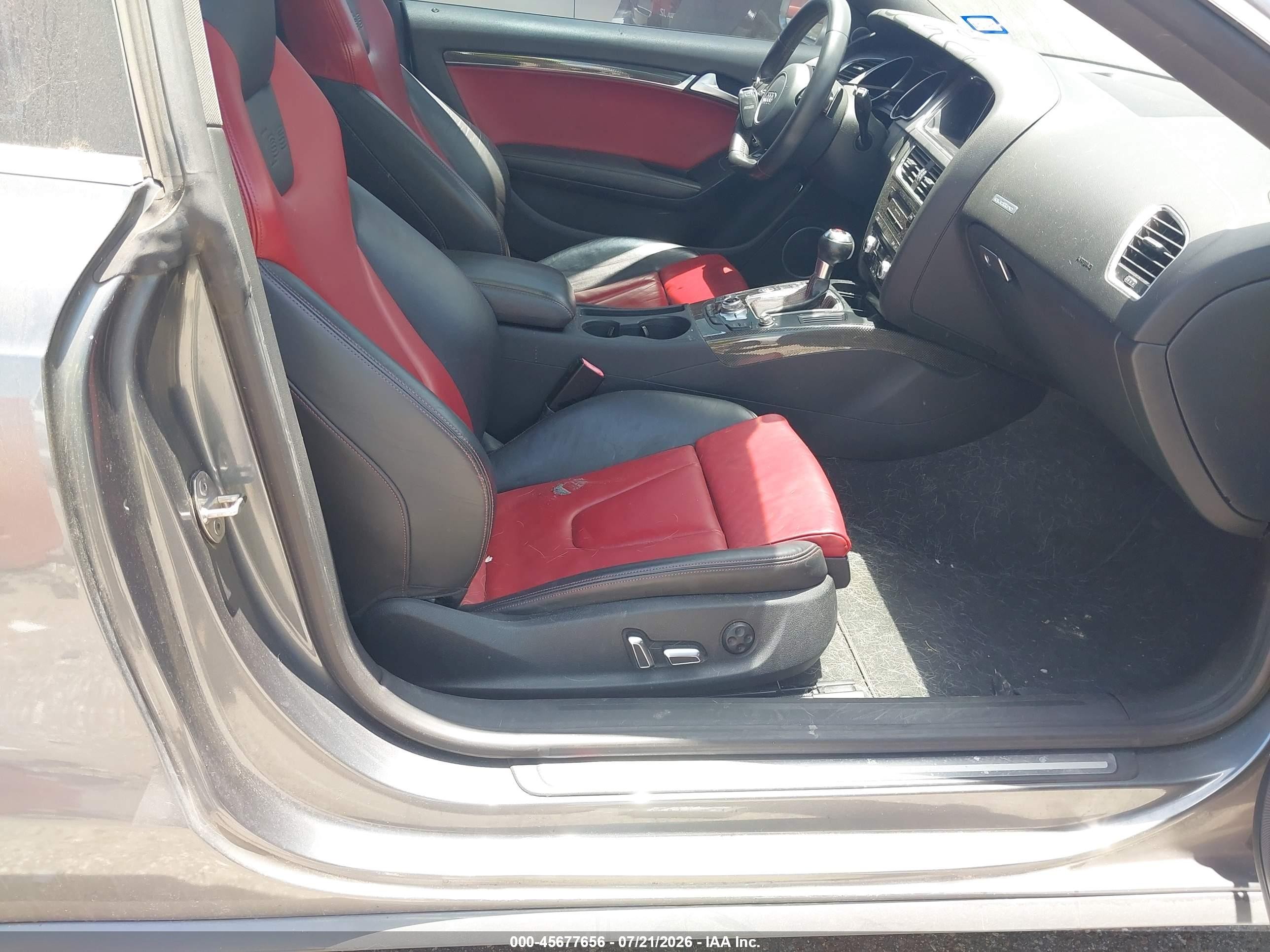 2013 Audi S5 3.0t Premium Plus Gray vin: WAUVGAFR1DA027766