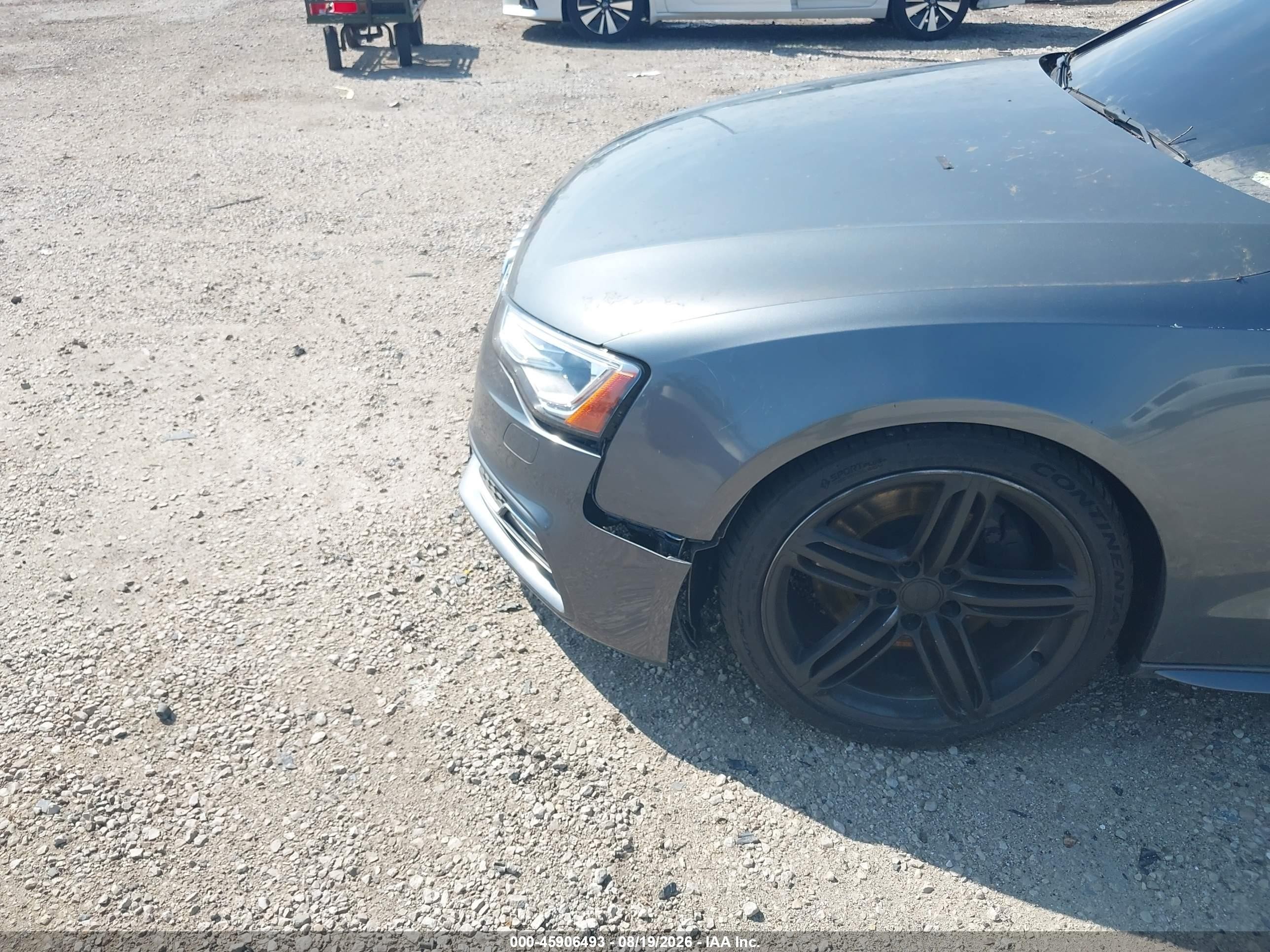 2013 Audi S5 3.0t Premium Plus Серый vin: WAUVGAFR2DA006957