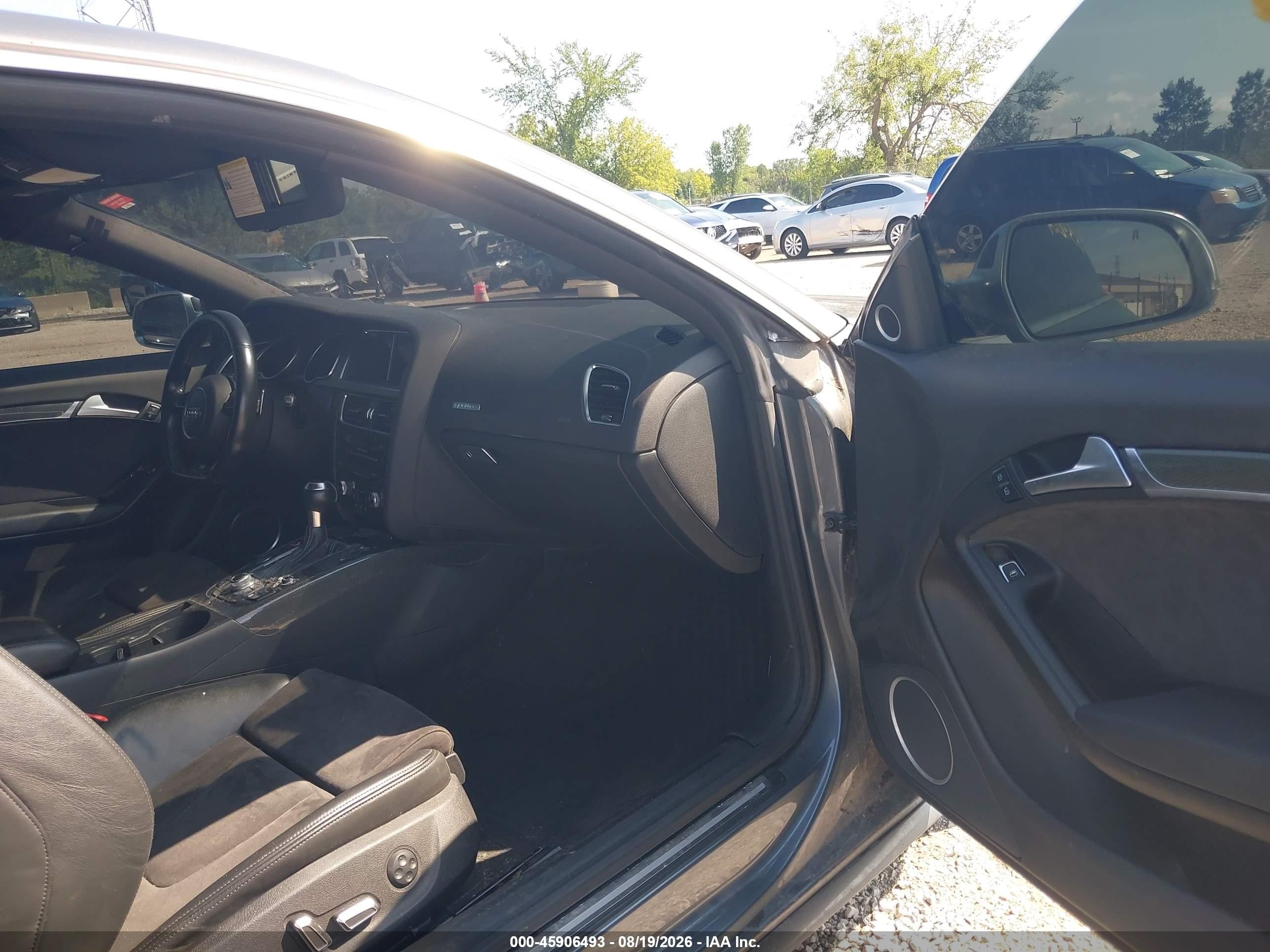 2013 Audi S5 3.0t Premium Plus Серый vin: WAUVGAFR2DA006957
