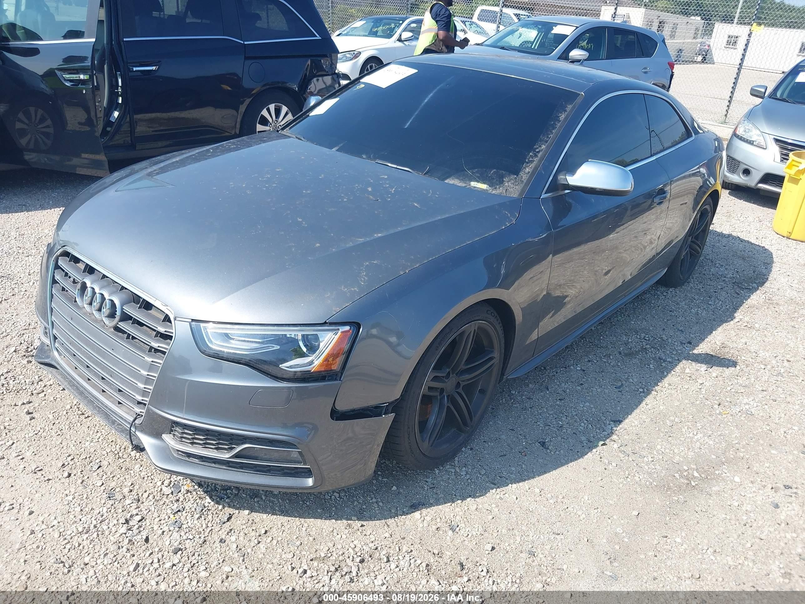 2013 Audi S5 3.0t Premium Plus Серый vin: WAUVGAFR2DA006957