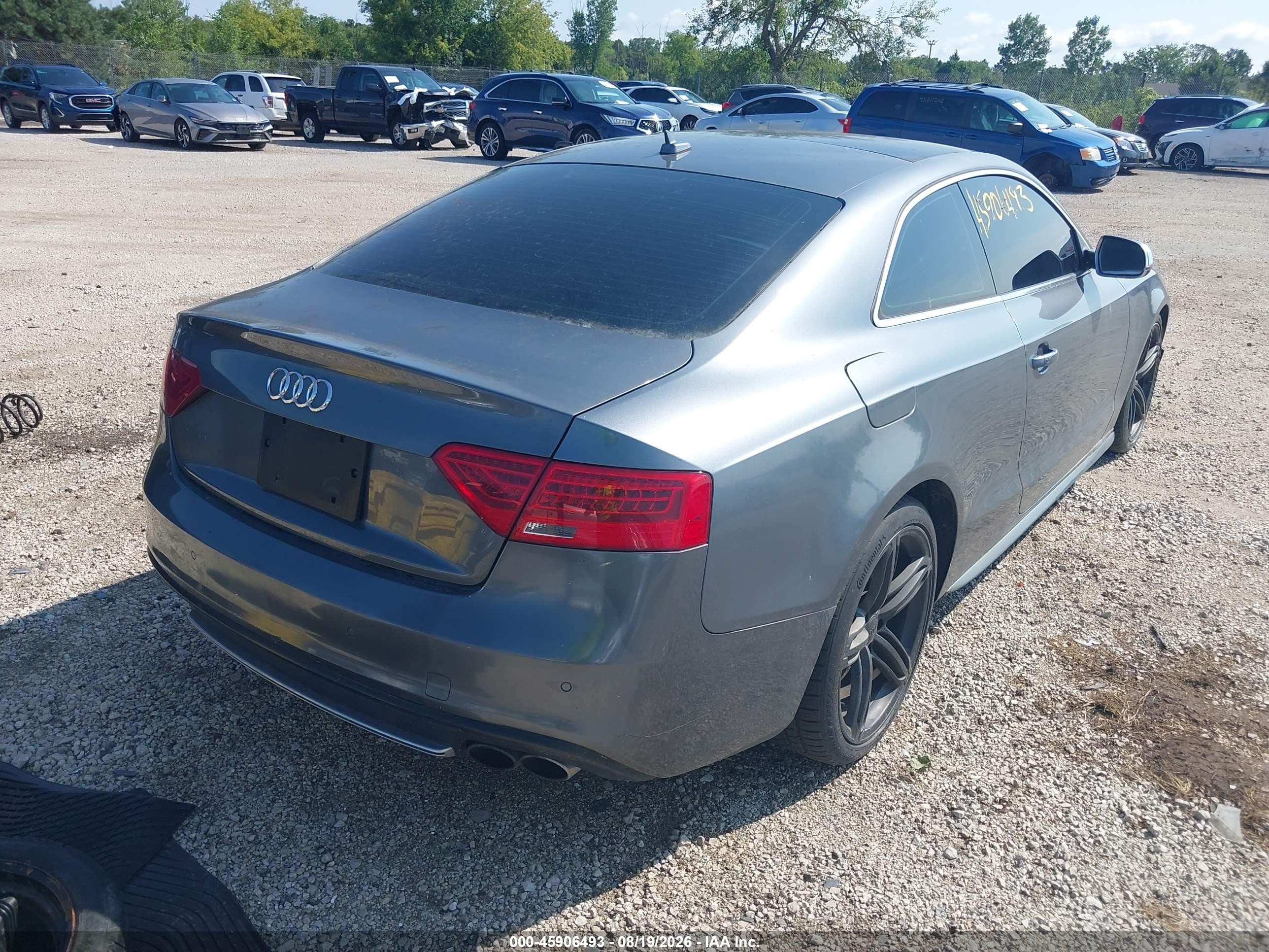 2013 Audi S5 3.0t Premium Plus Серый vin: WAUVGAFR2DA006957