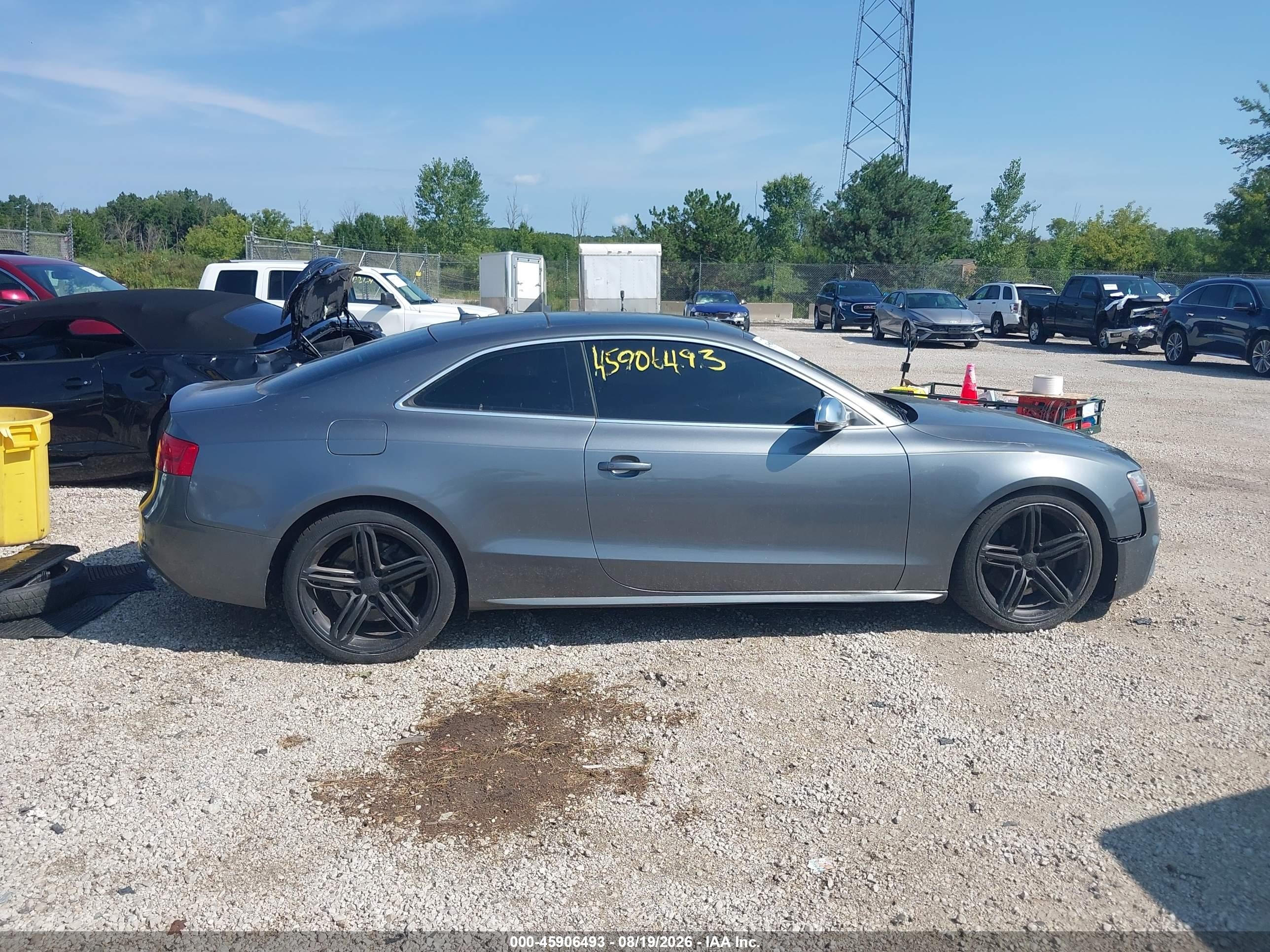 2013 Audi S5 3.0t Premium Plus Серый vin: WAUVGAFR2DA006957