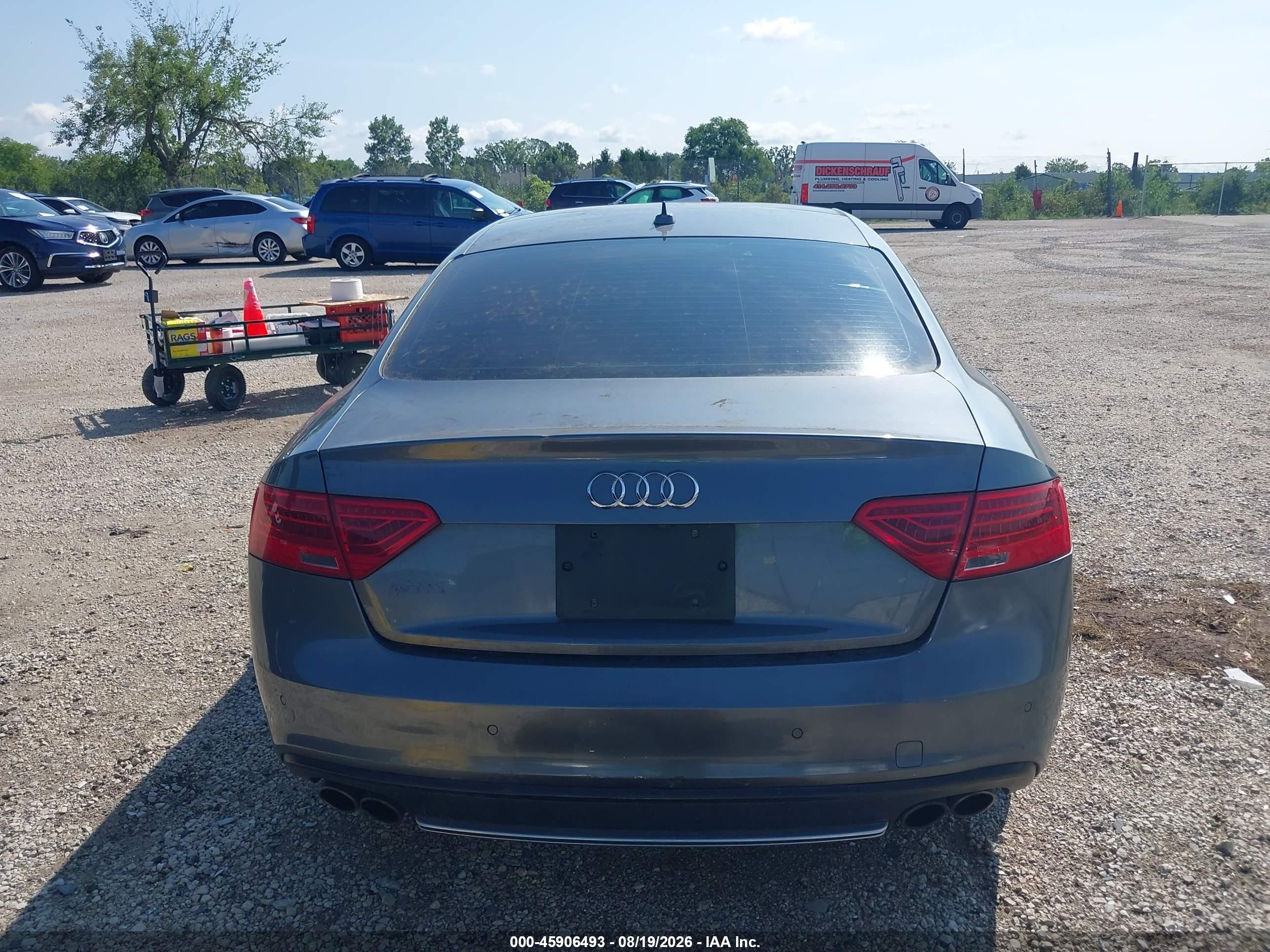 2013 Audi S5 3.0t Premium Plus Серый vin: WAUVGAFR2DA006957