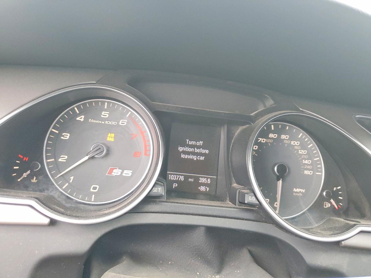 2013 Audi S5 Prestige Black vin: WAUVGAFR2DA028764