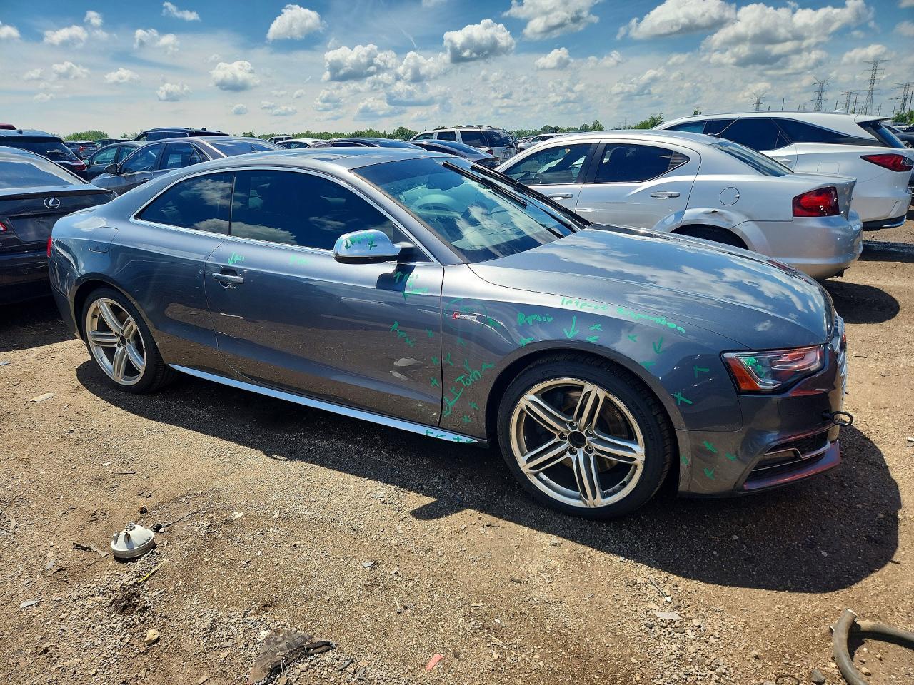 2013 Audi S5 Prestige Gray vin: WAUVGAFR7DA003620
