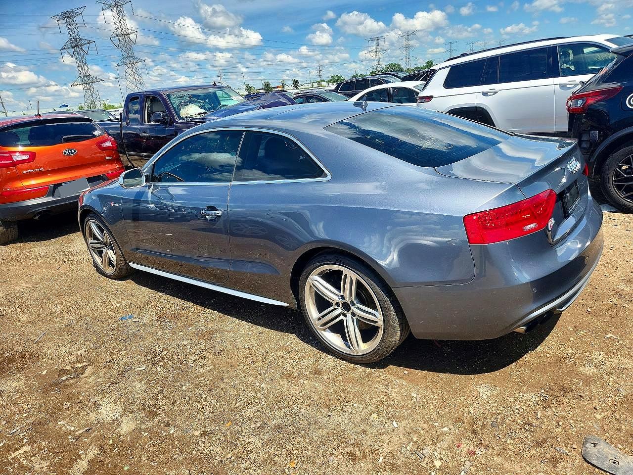 2013 Audi S5 Prestige Gray vin: WAUVGAFR7DA003620