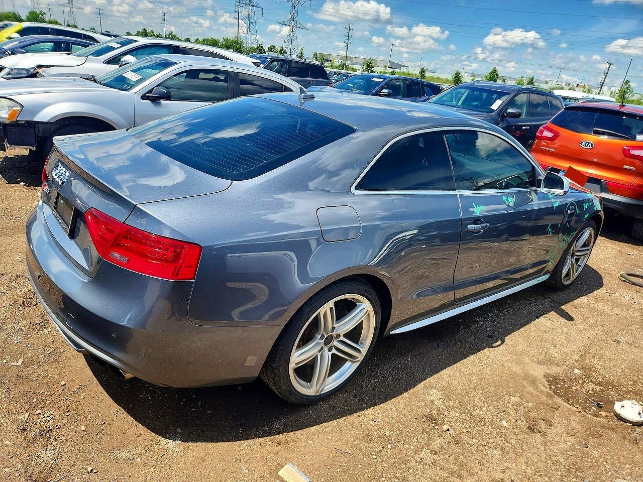 2013 Audi S5 Prestige Gray vin: WAUVGAFR7DA003620