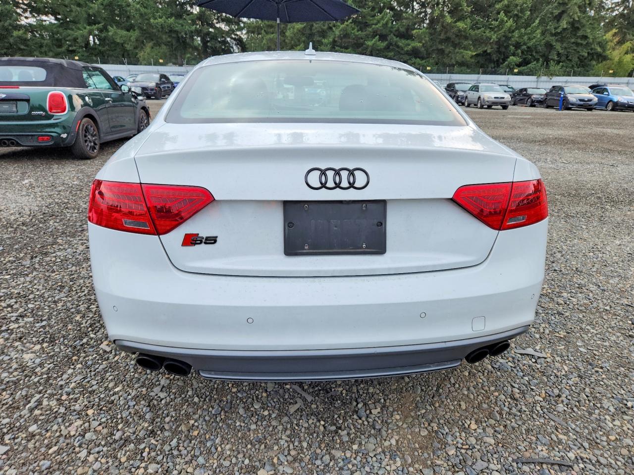 2014 Audi S5 Prestige White vin: WAUVGAFR8EA047501