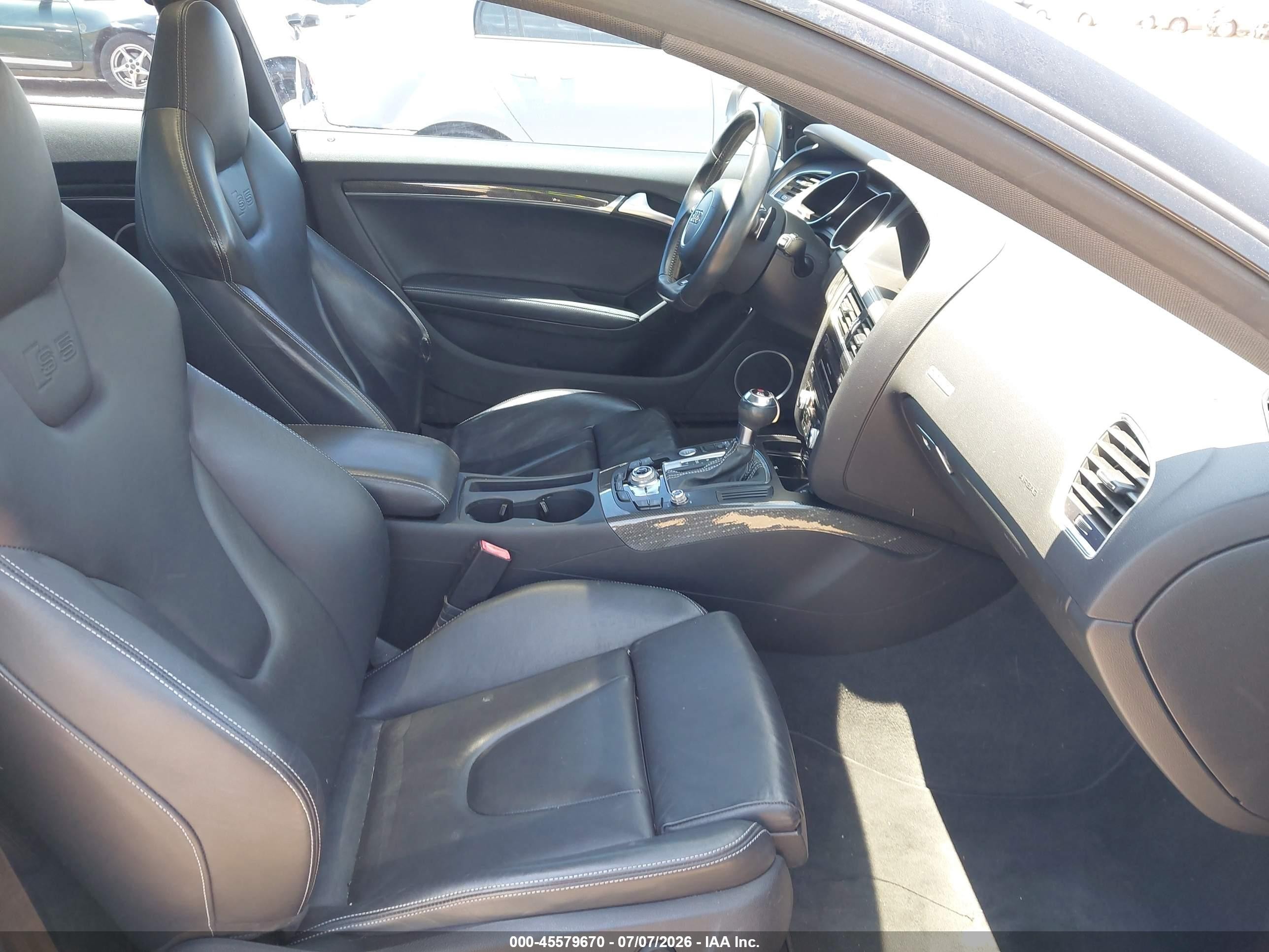 2013 Audi S5 3.0t Premium Plus Black vin: WAUVGAFRXDA000937