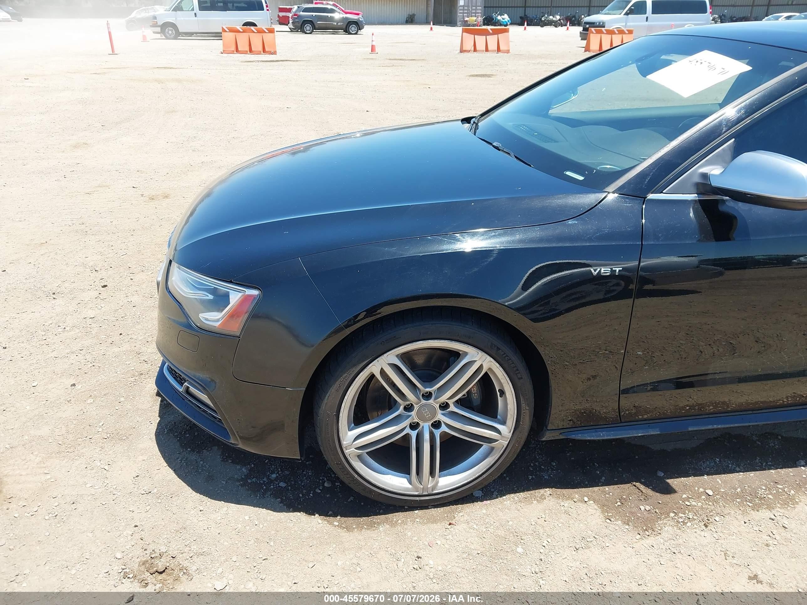 2013 Audi S5 3.0t Premium Plus Black vin: WAUVGAFRXDA000937