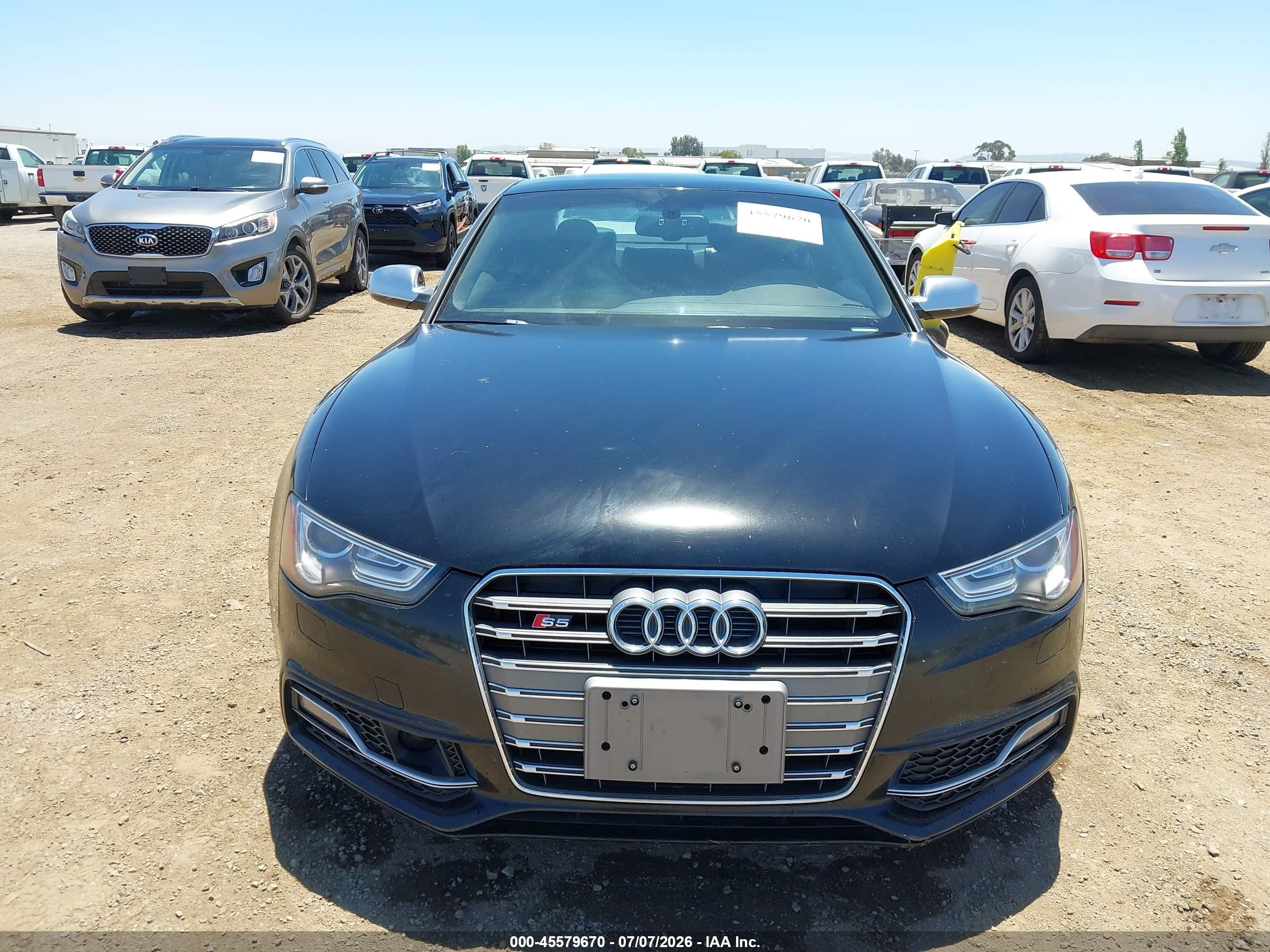 2013 Audi S5 3.0t Premium Plus Black vin: WAUVGAFRXDA000937