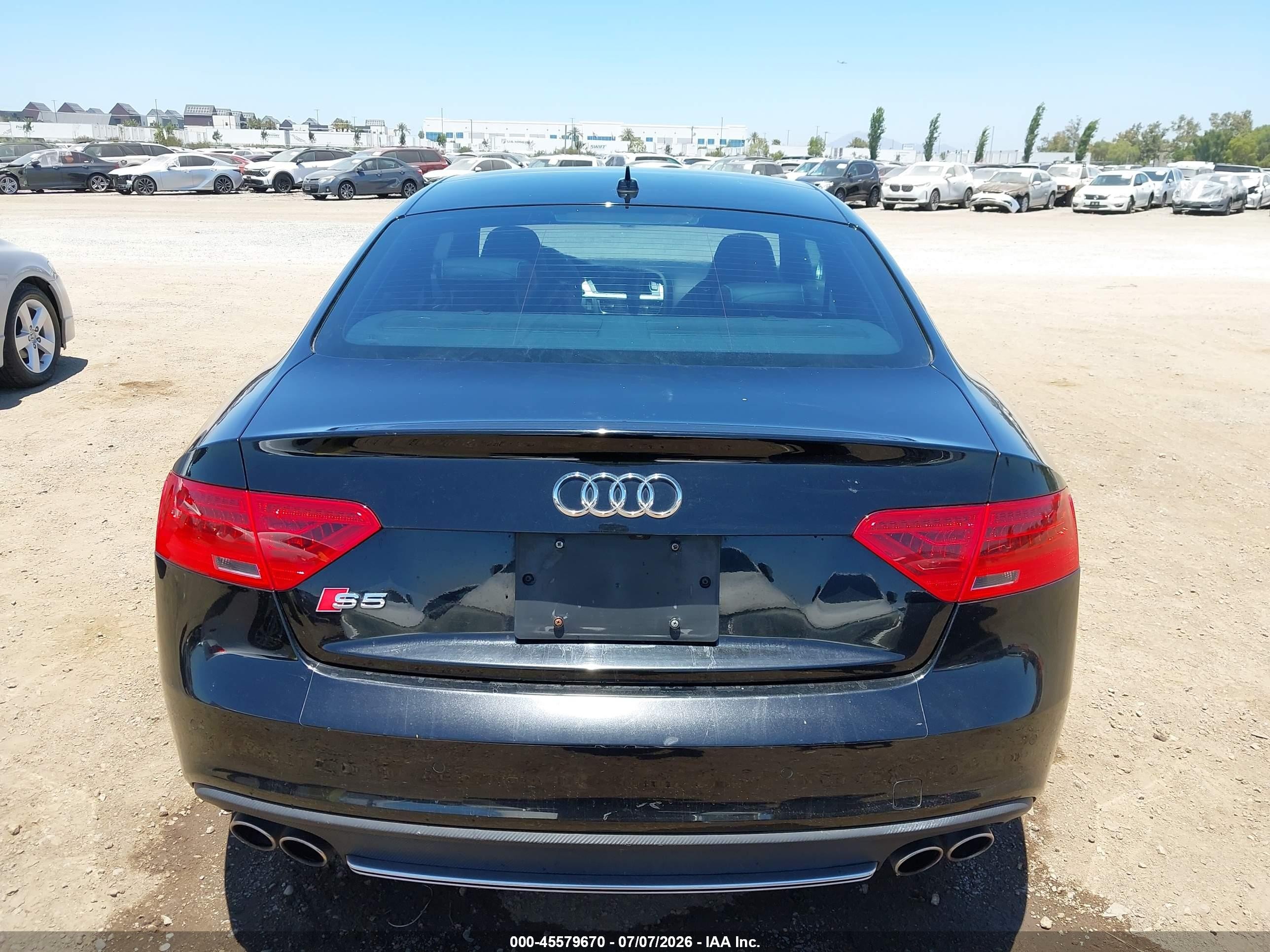 2013 Audi S5 3.0t Premium Plus Black vin: WAUVGAFRXDA000937