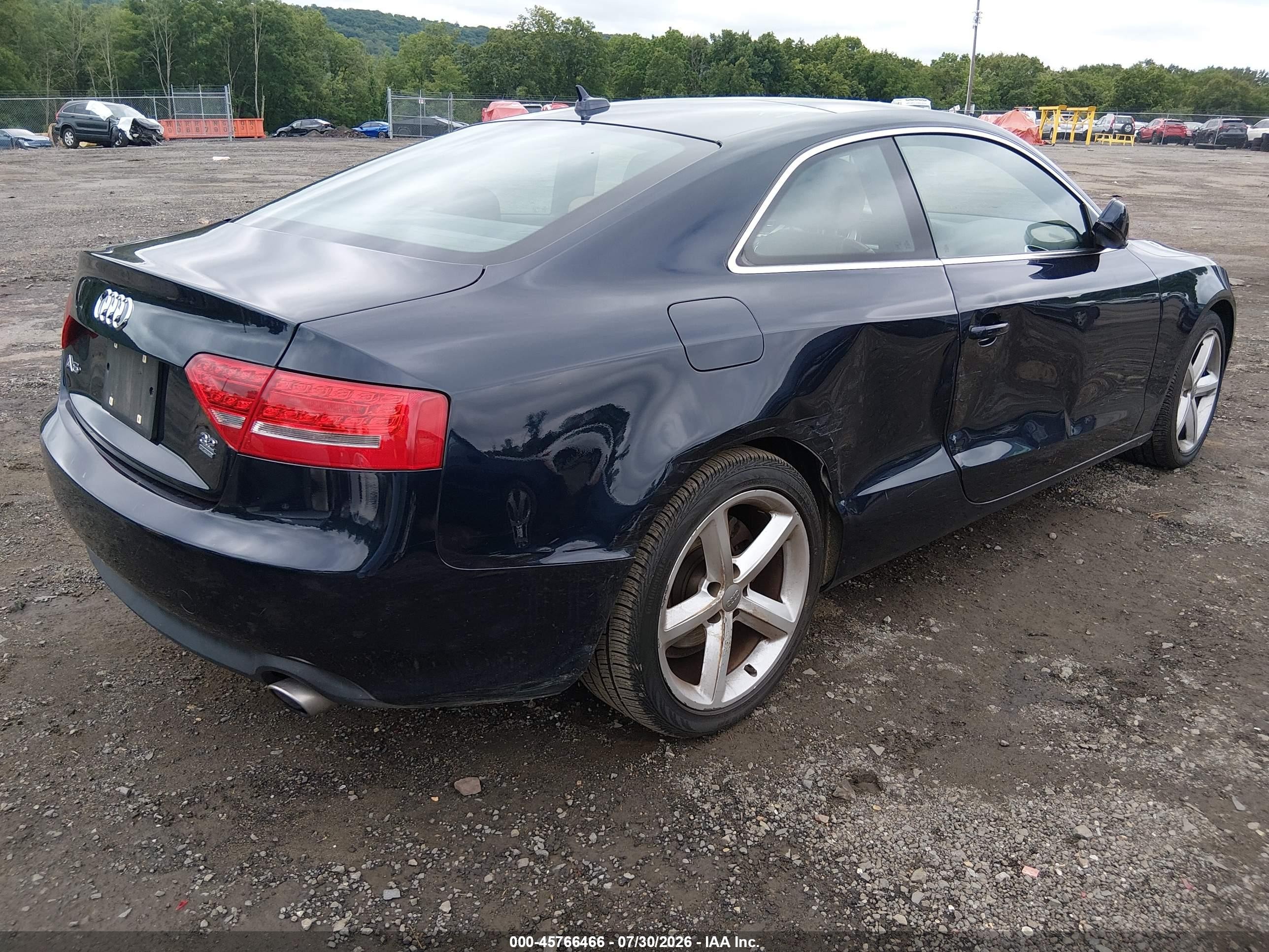 2010 Audi A5 3.2 Premium Plus Black vin: WAUVKAFR4AA031255