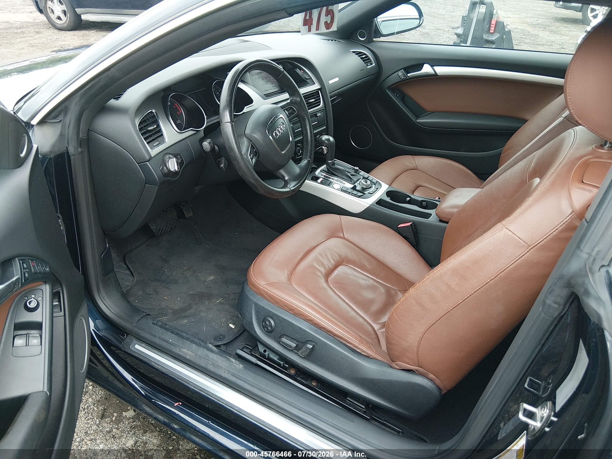2010 Audi A5 3.2 Premium Plus Black vin: WAUVKAFR4AA031255