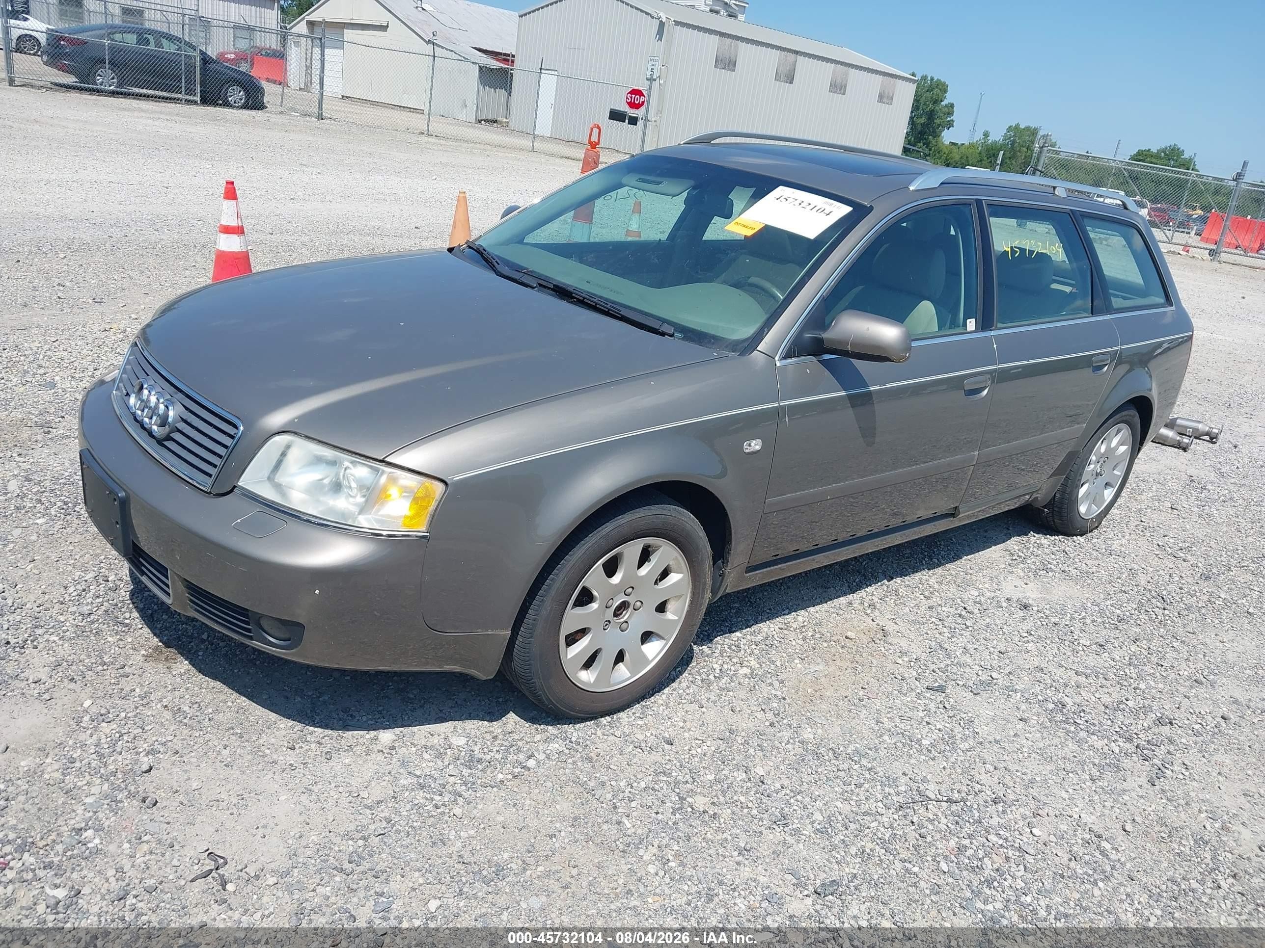 2002 Audi A6 Avant Gray vin: WAUVT54B02N028339