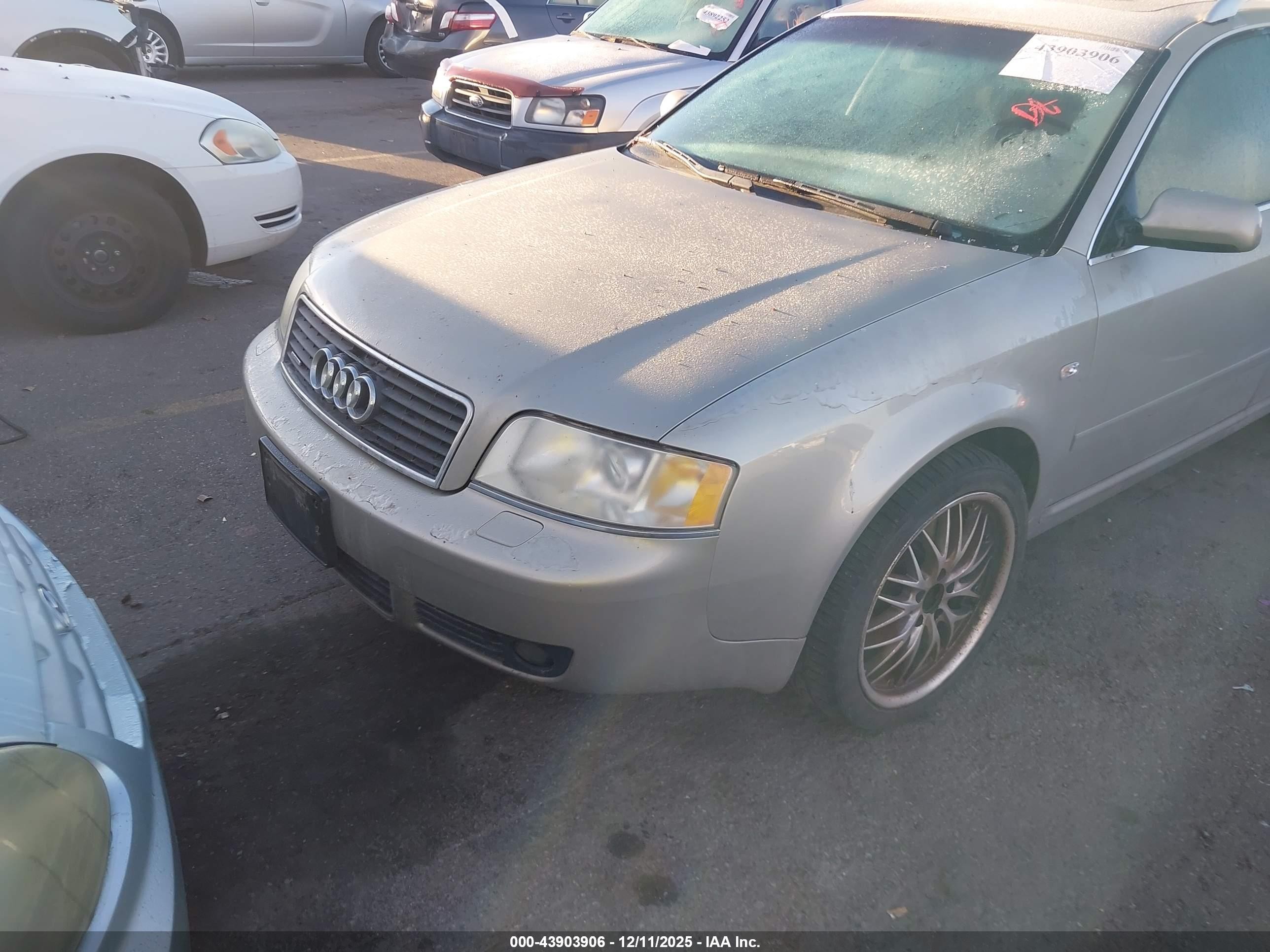 2004 Audi A6 Avant Gold vin: WAUVT54B14N090335