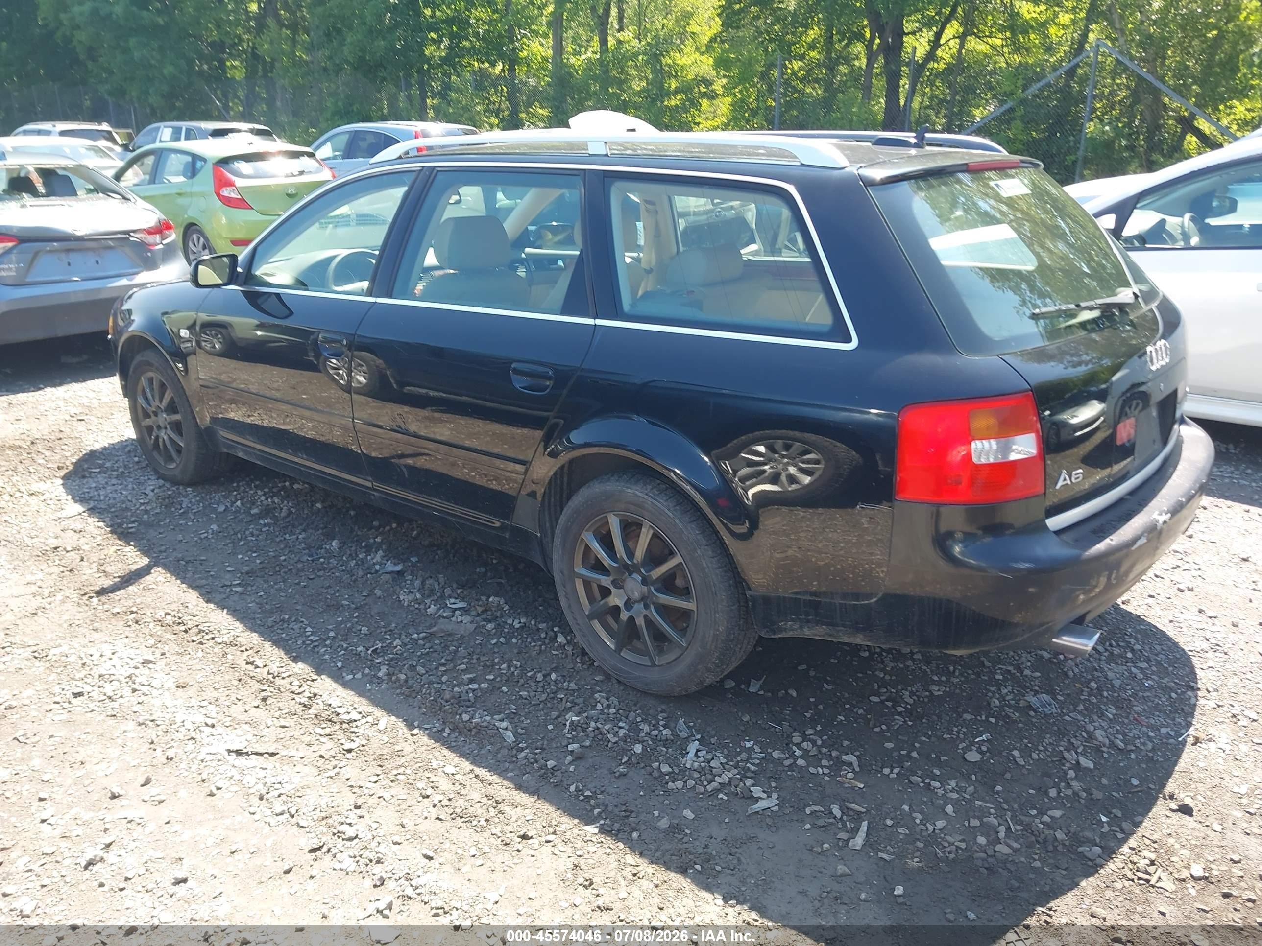 2004 Audi A6 Avant Black vin: WAUVT64B34N104158