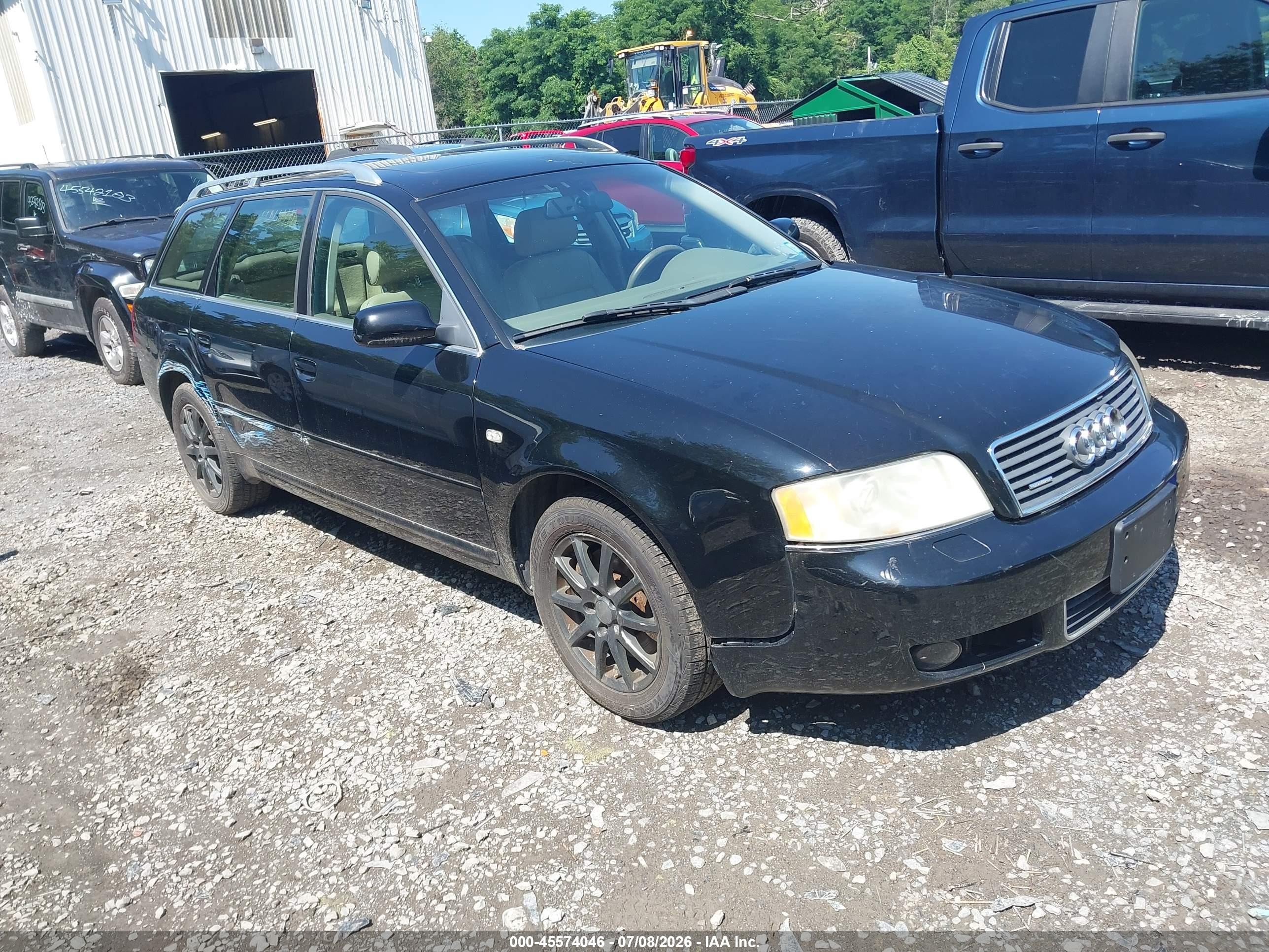 2004 Audi A6 Avant Black vin: WAUVT64B34N104158