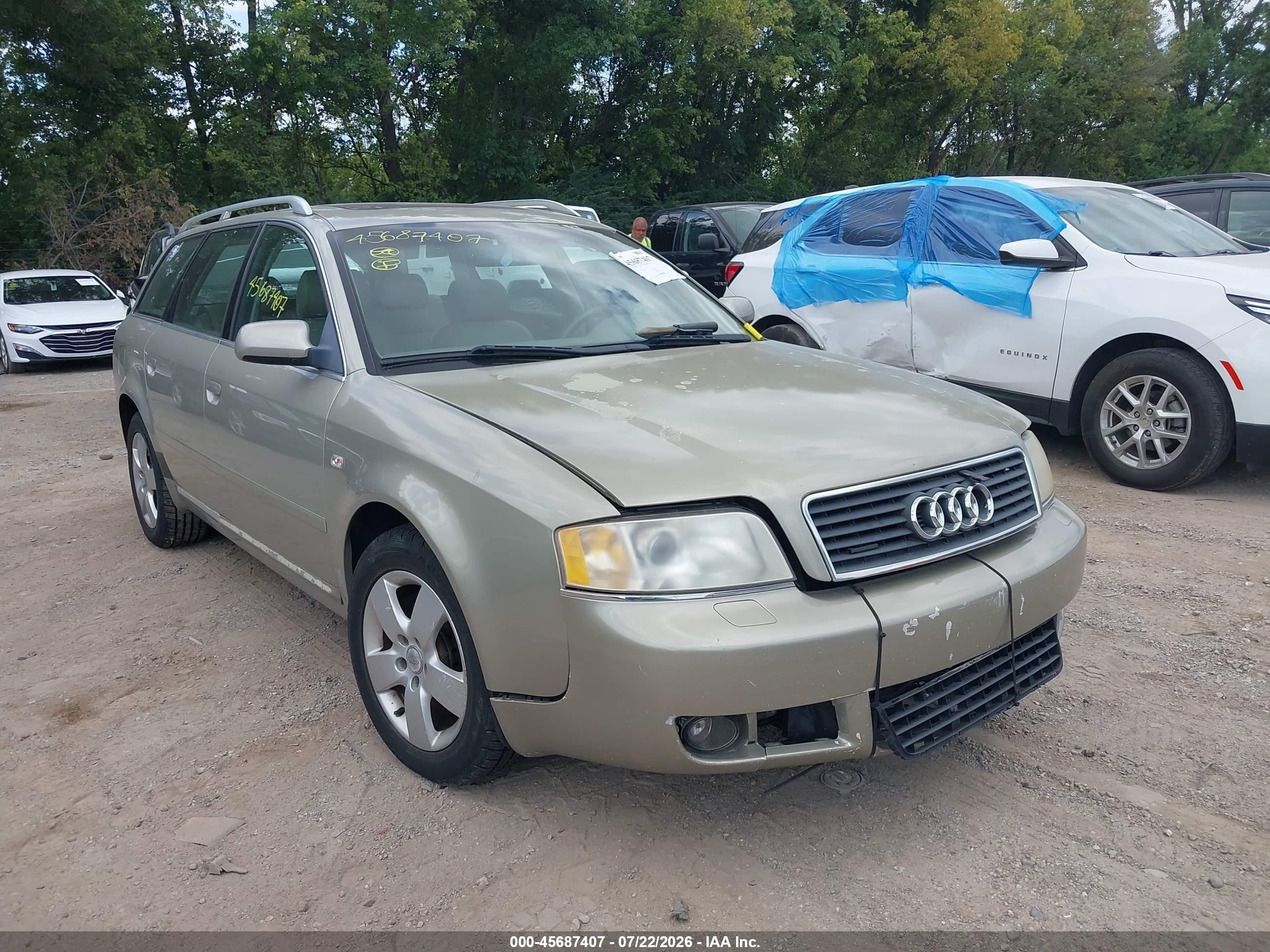 2002 Audi A6 Avant Gold vin: WAUVT64B72N133935