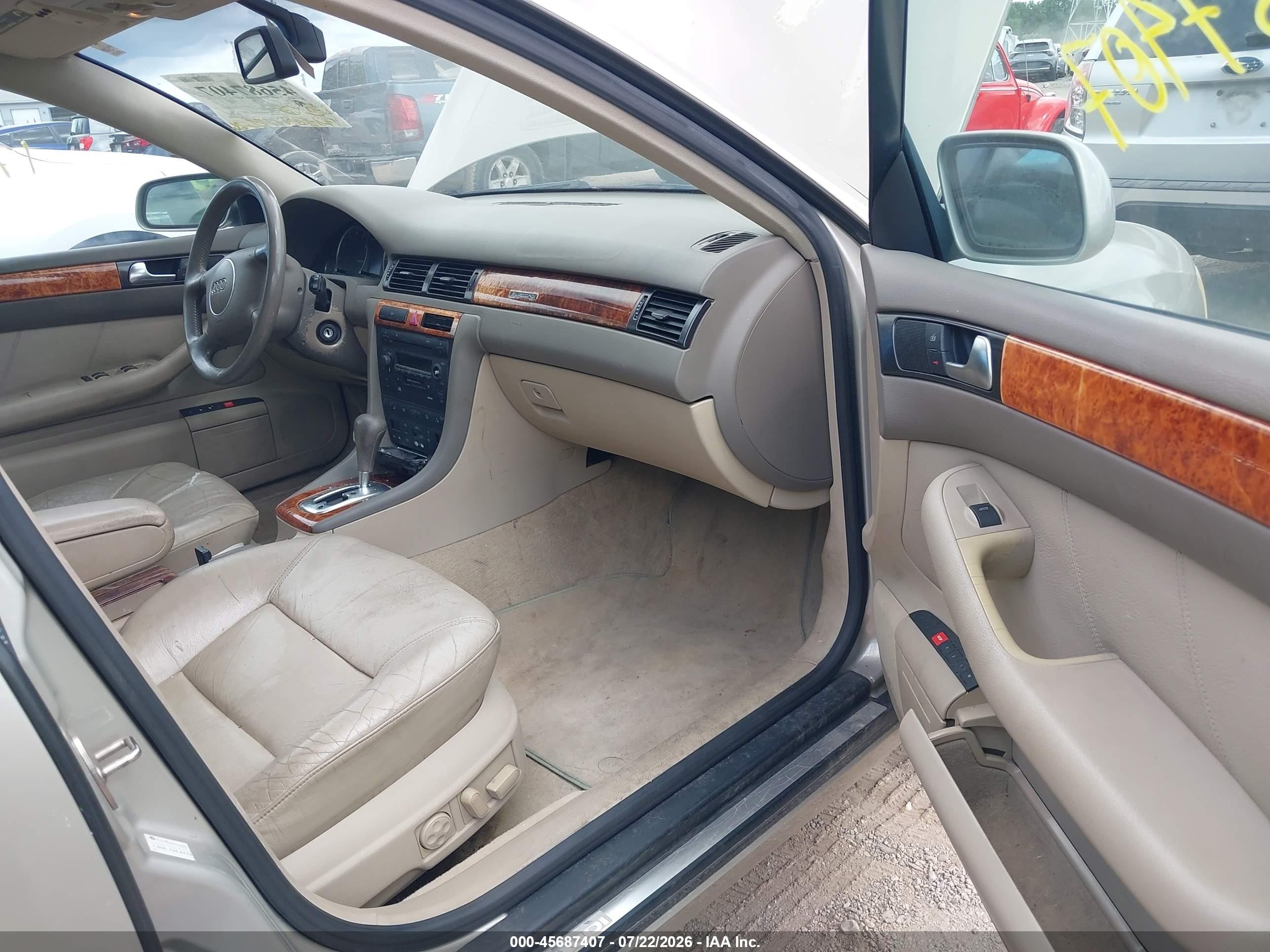 2002 Audi A6 Avant Gold vin: WAUVT64B72N133935