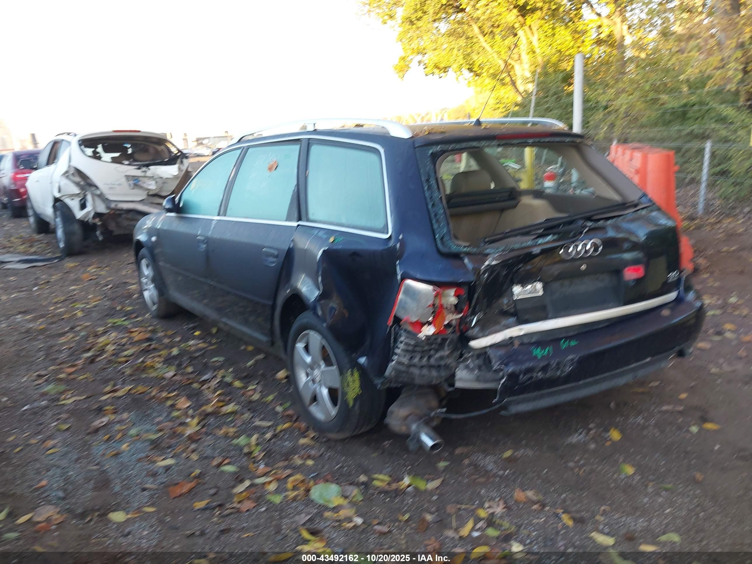 2002 Audi A6 Avant Dark Blue vin: WAUVT64B92N087024