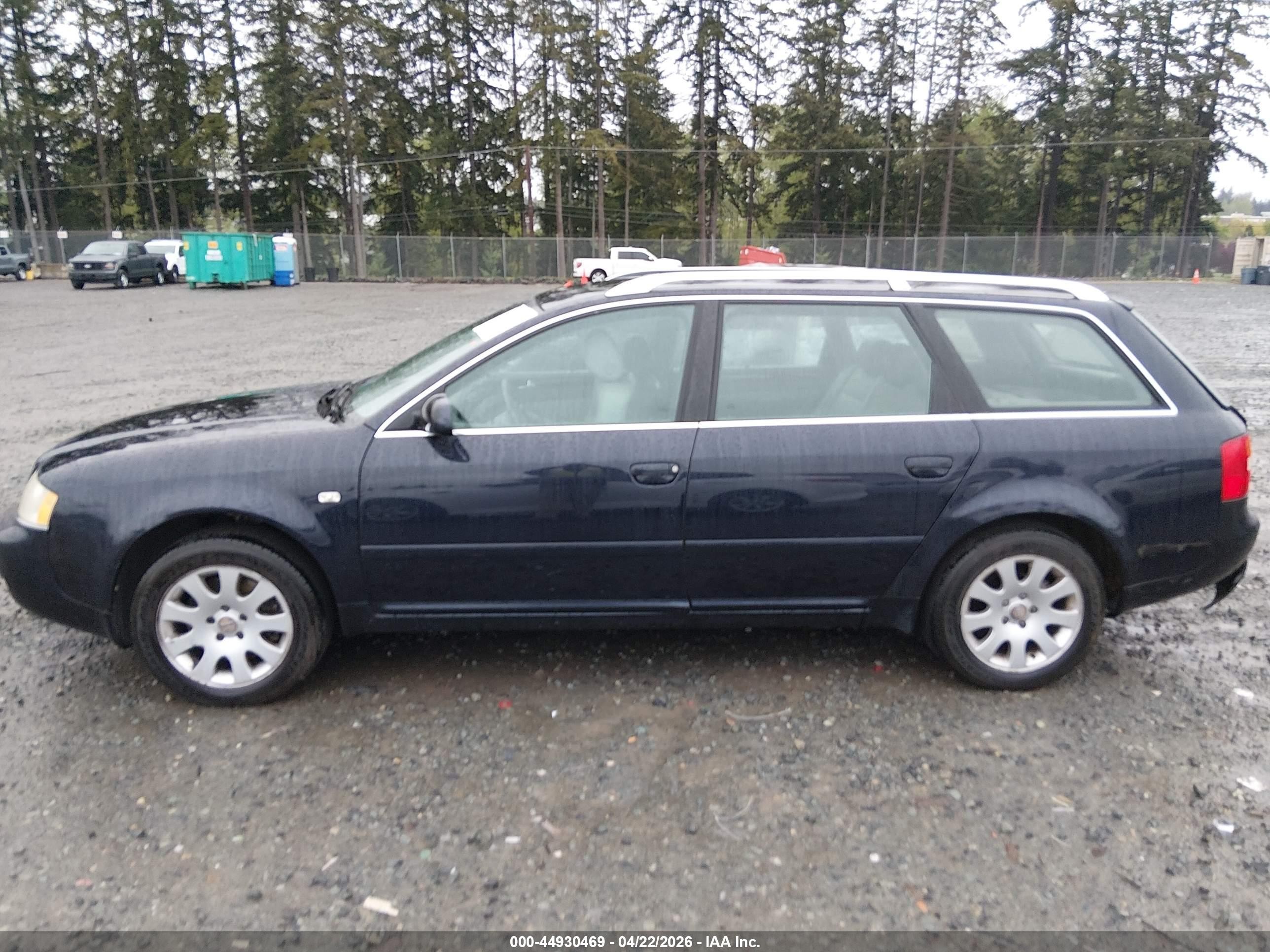 2002 Audi A6 Avant Blue vin: WAUVT64BX2N134299
