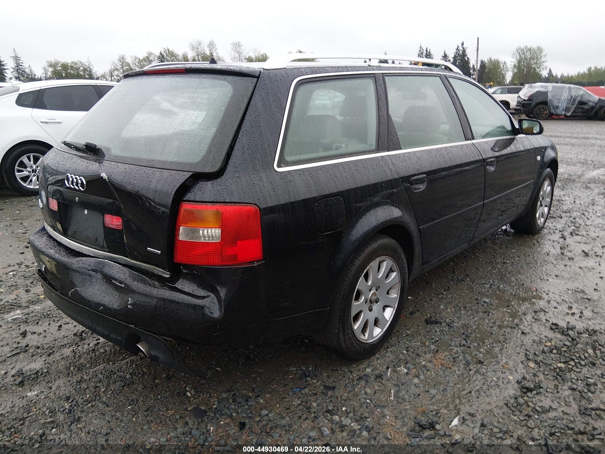 2002 Audi A6 Avant Blue vin: WAUVT64BX2N134299