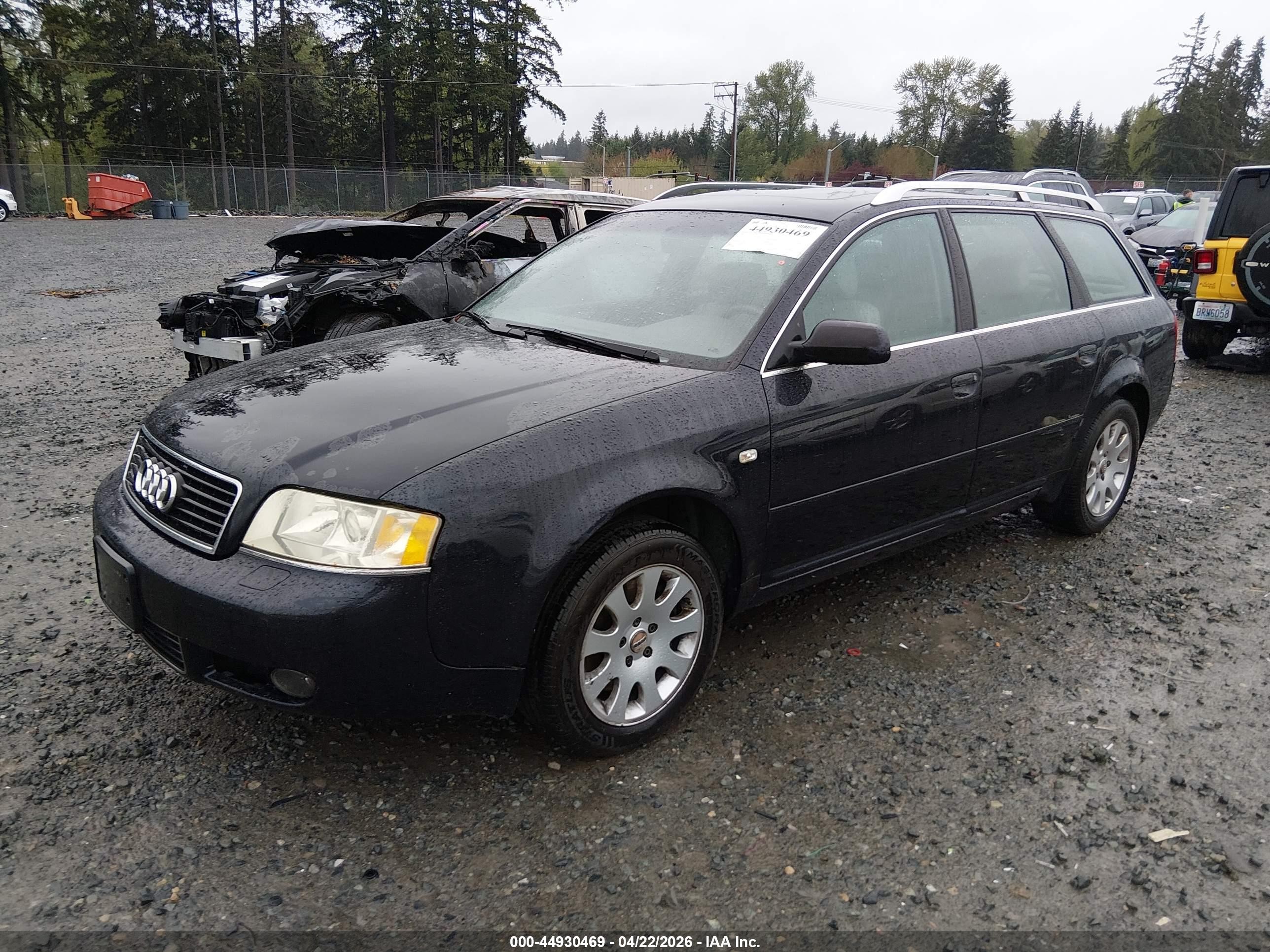 2002 Audi A6 Avant Blue vin: WAUVT64BX2N134299