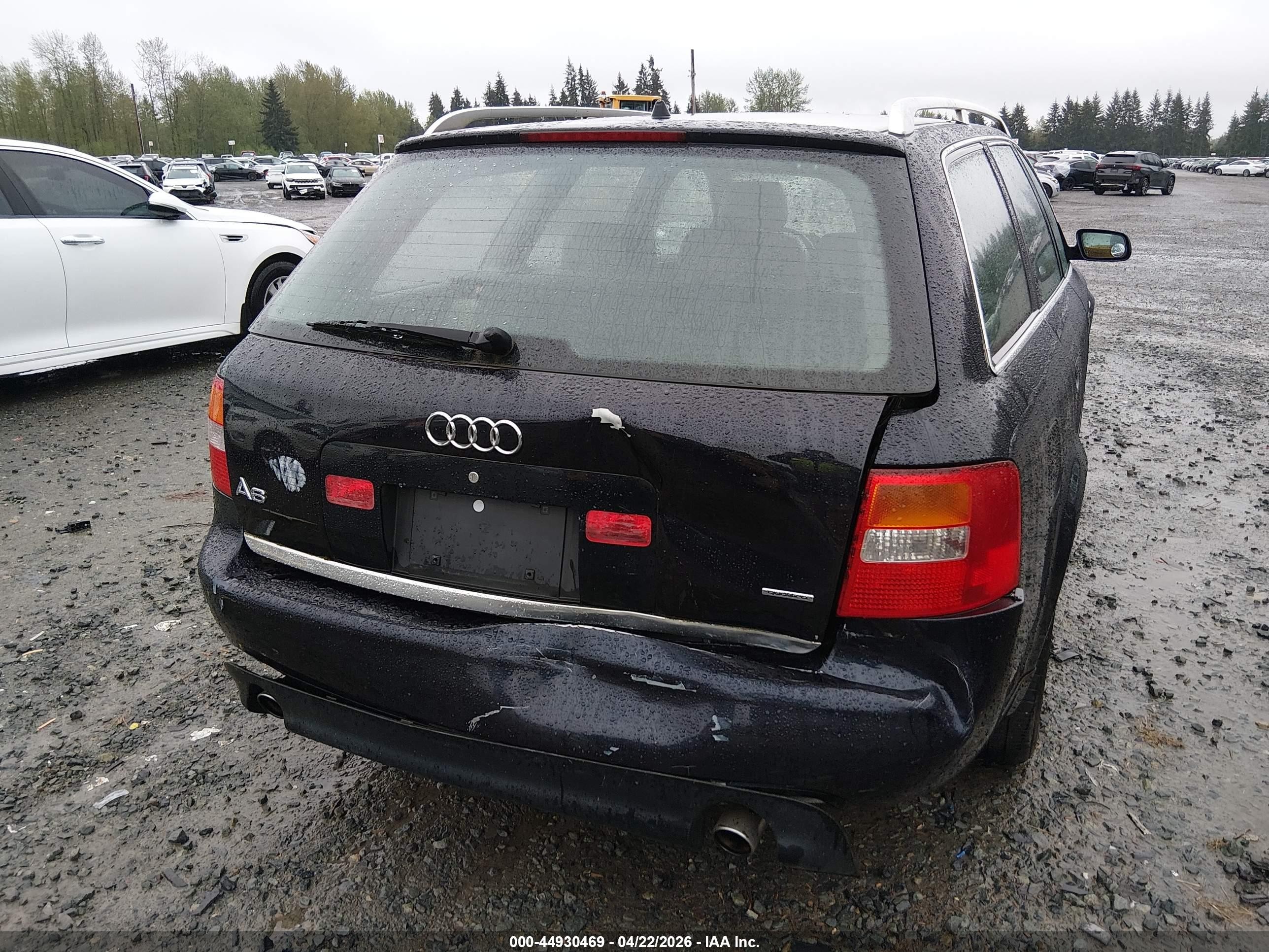 2002 Audi A6 Avant Blue vin: WAUVT64BX2N134299