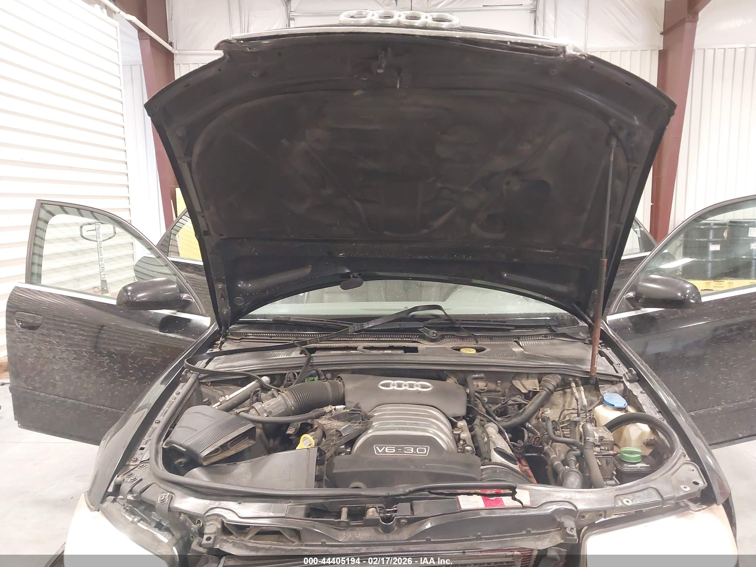 2004 Audi A4 3.0 Avant Черный vin: WAUVT68E74A129611