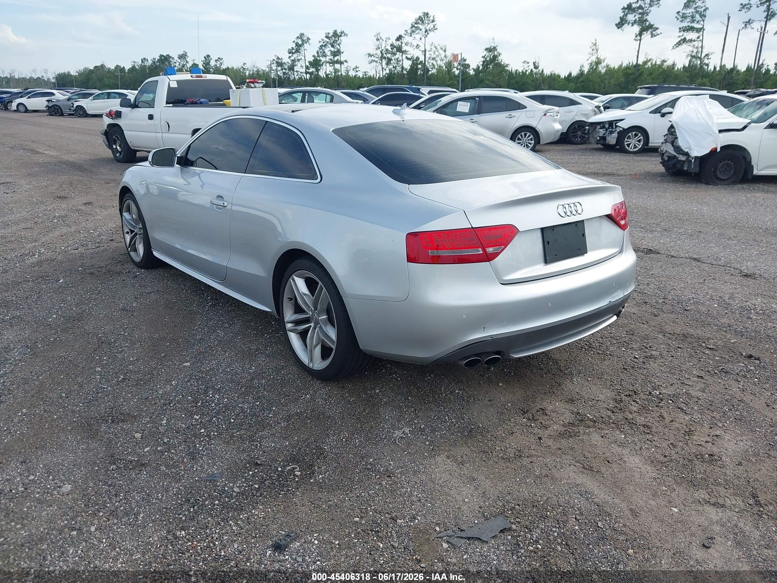 2011 Audi S5 4.2 Premium Plus Gray vin: WAUVVAFR0BA028622