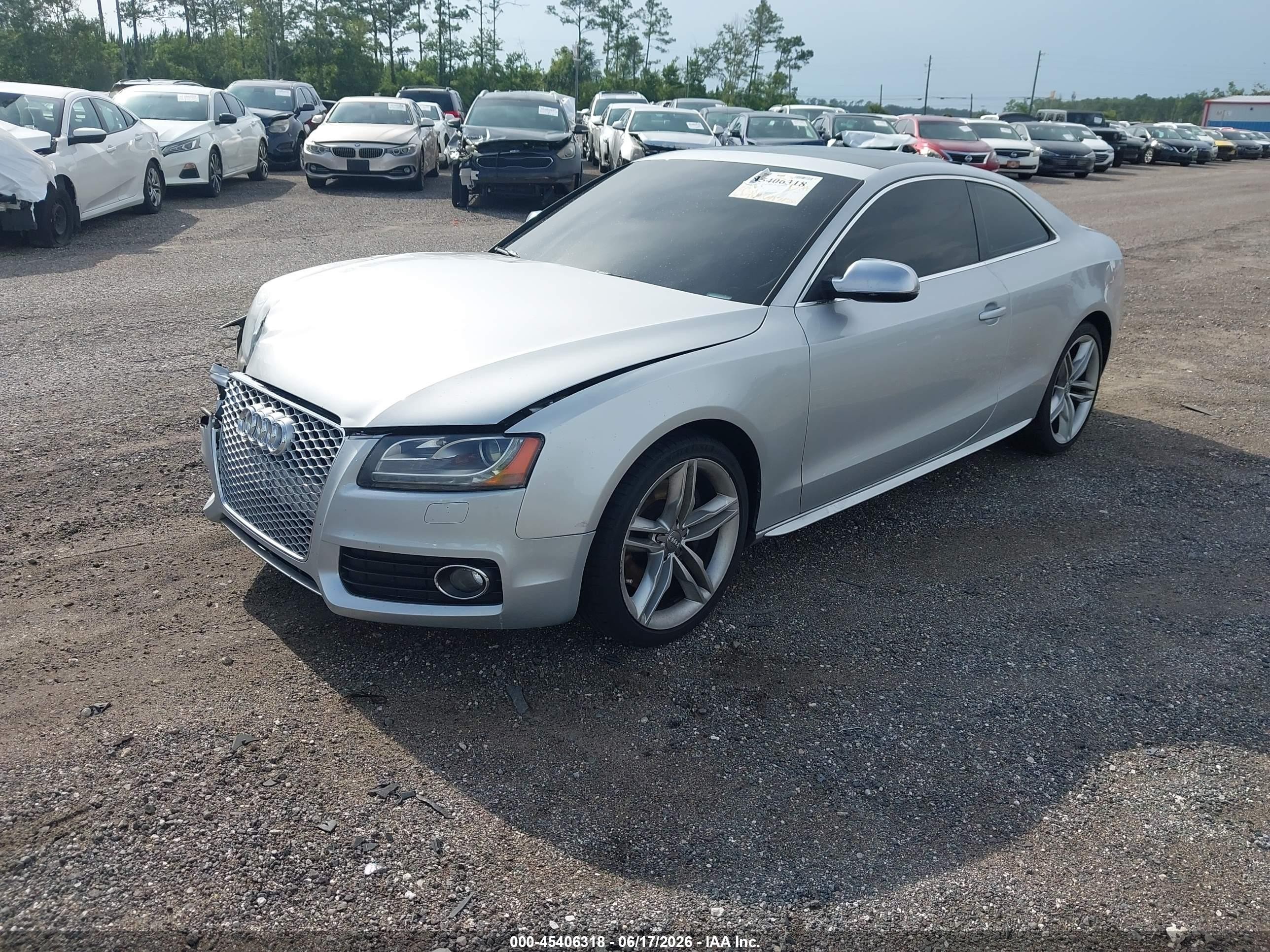 2011 Audi S5 4.2 Premium Plus Gray vin: WAUVVAFR0BA028622