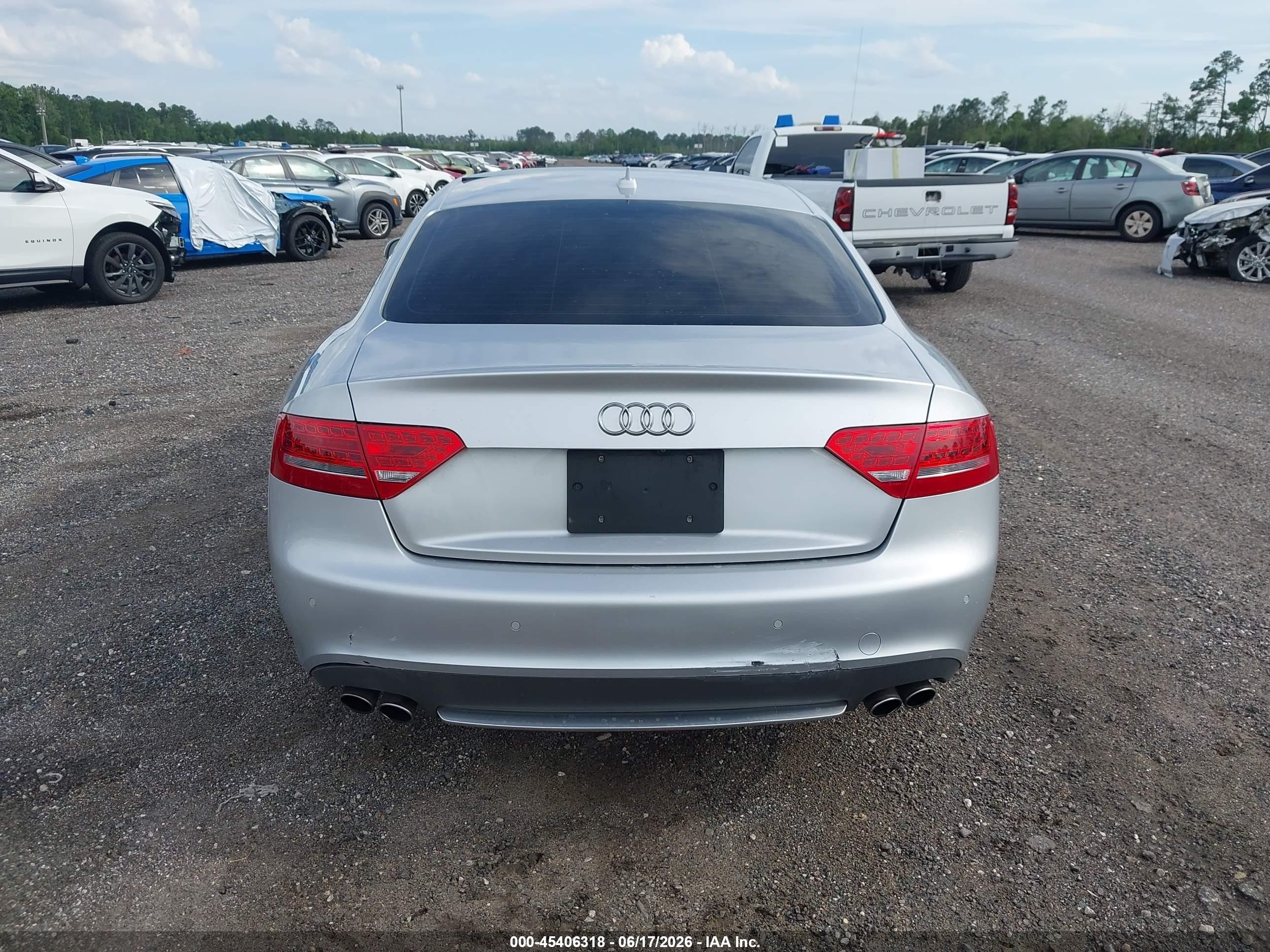 2011 Audi S5 4.2 Premium Plus Gray vin: WAUVVAFR0BA028622