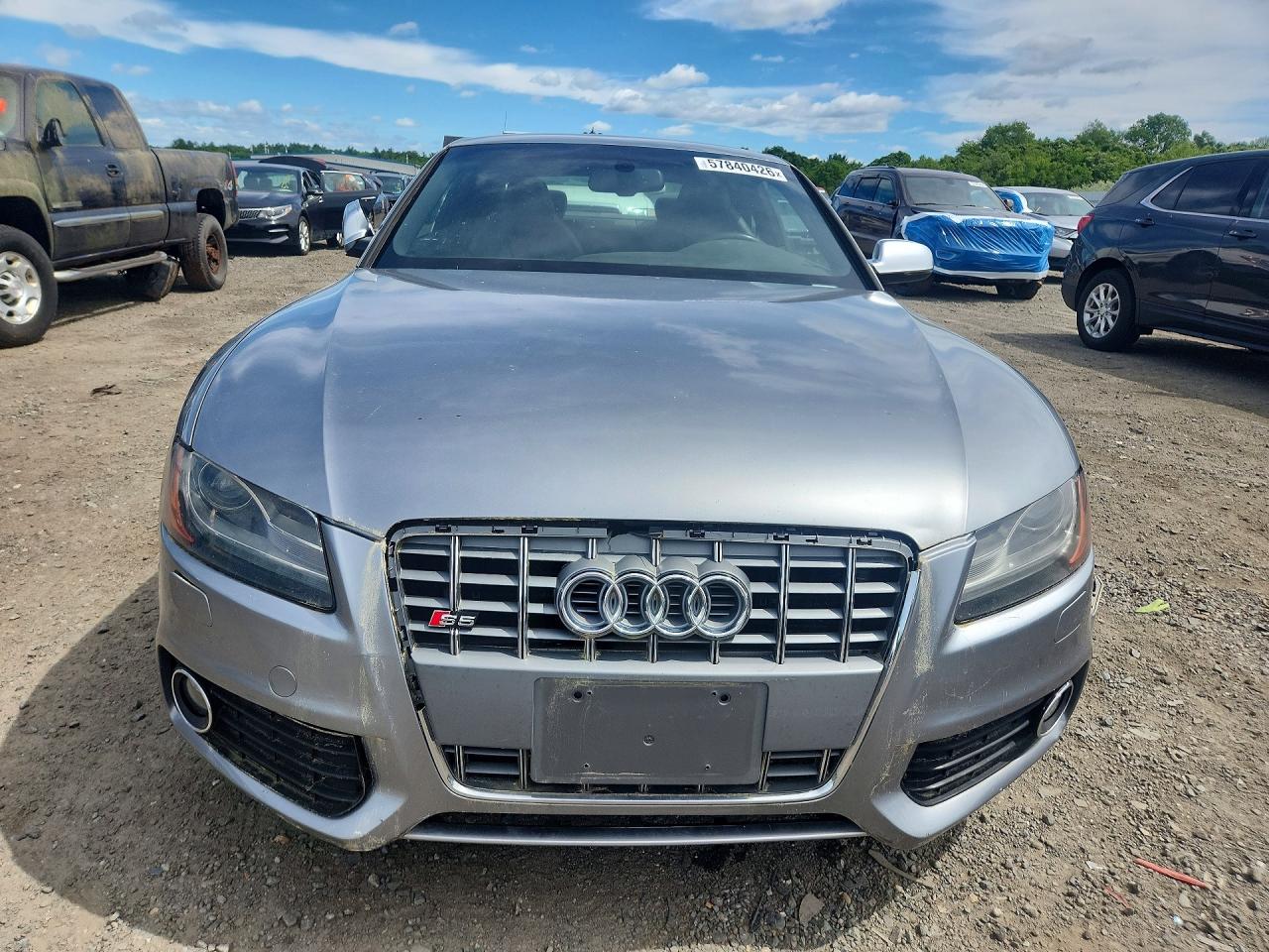 2010 Audi S5 Prestige Silver vin: WAUVVAFR1AA007700