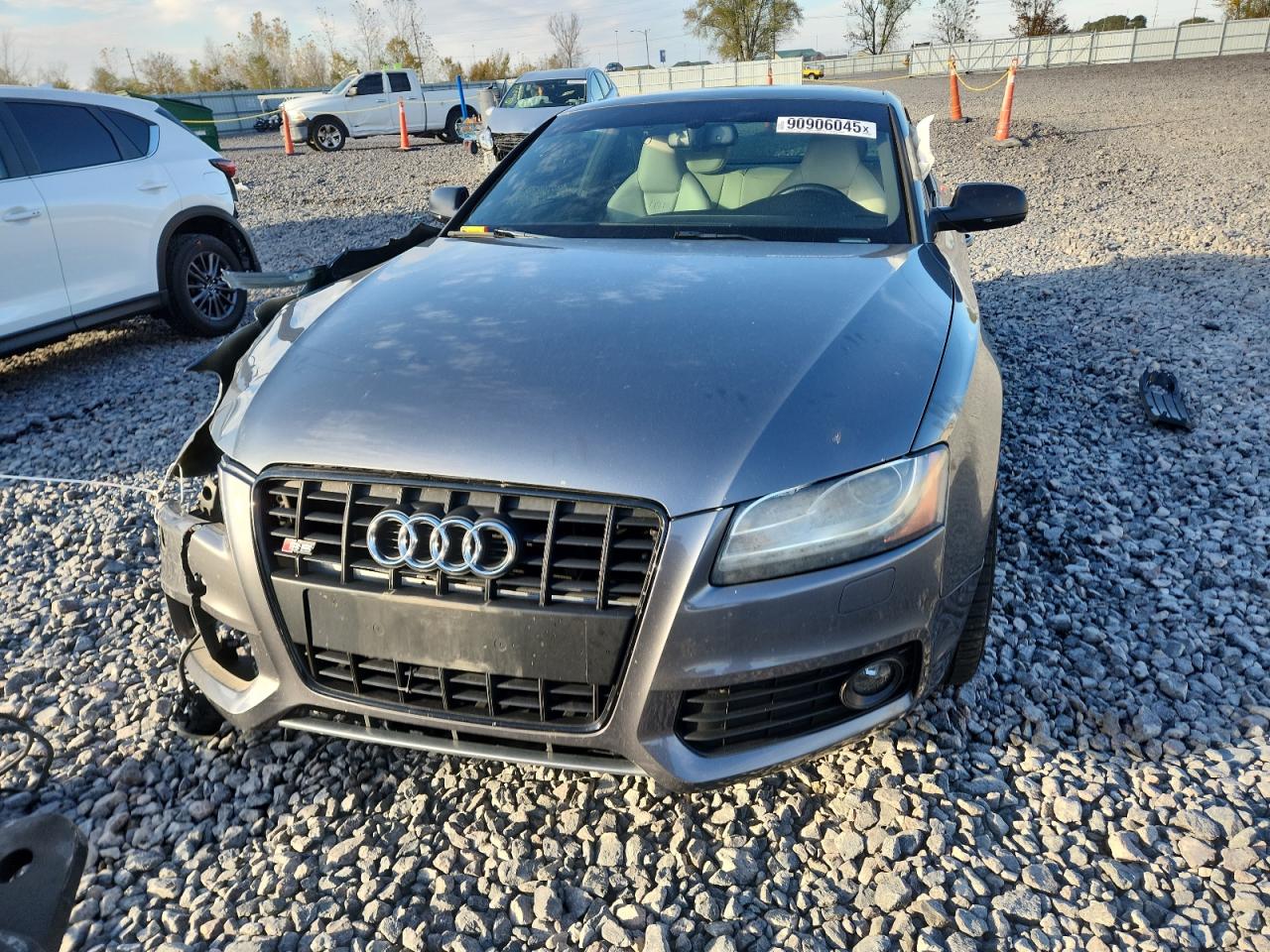 2012 Audi S5 Prestige Серый vin: WAUVVAFR1CA001558