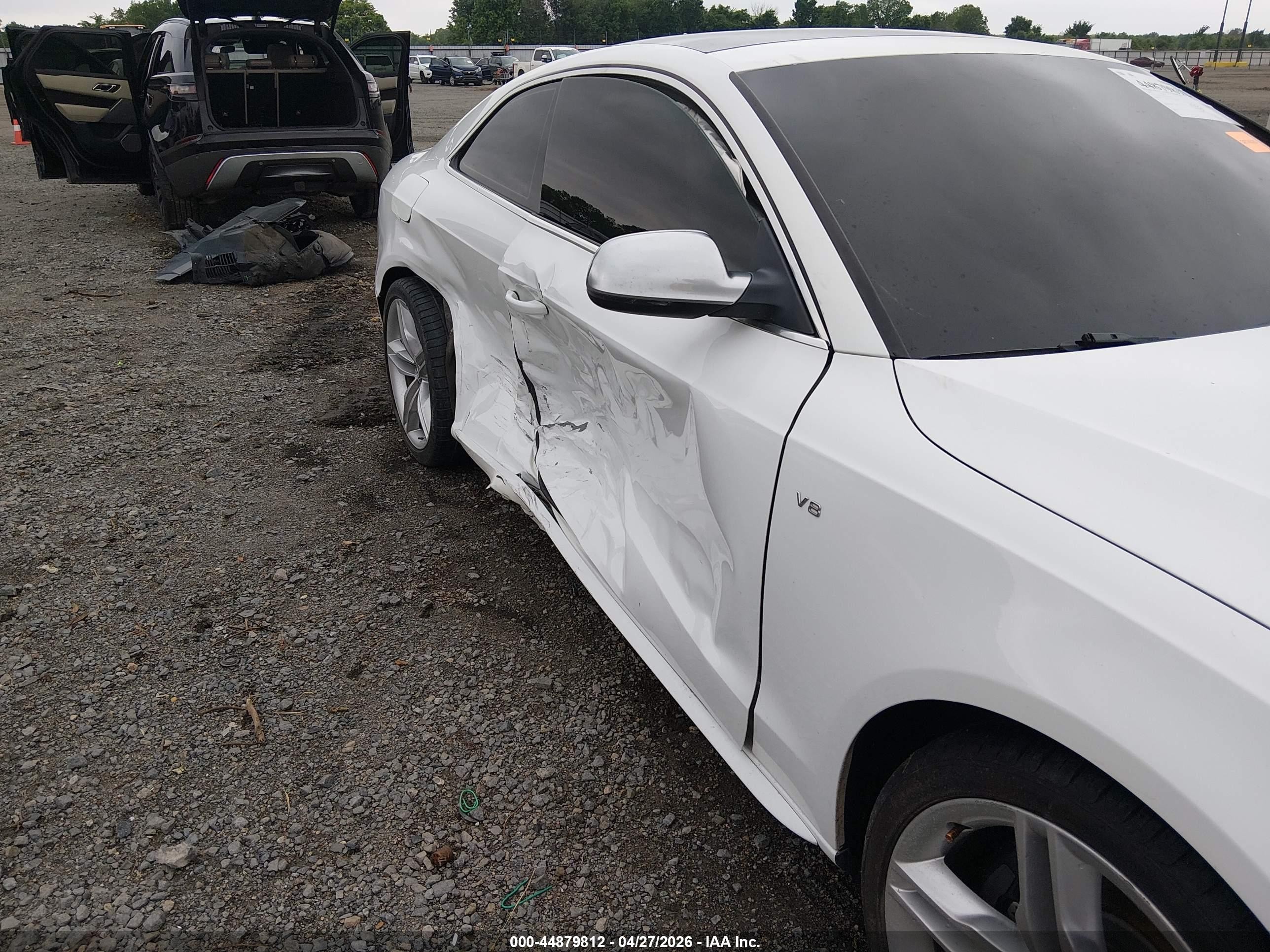 2012 Audi S5 4.2 Premium Plus White vin: WAUVVAFR4CA002655