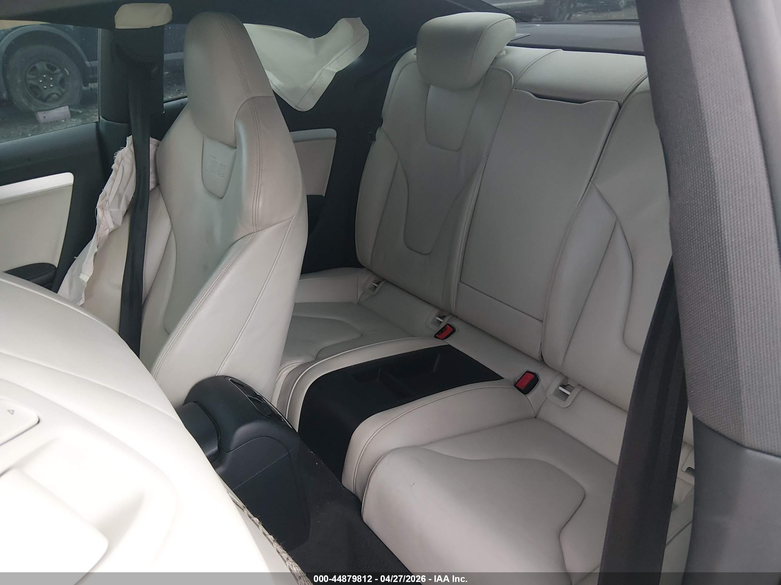 2012 Audi S5 4.2 Premium Plus White vin: WAUVVAFR4CA002655