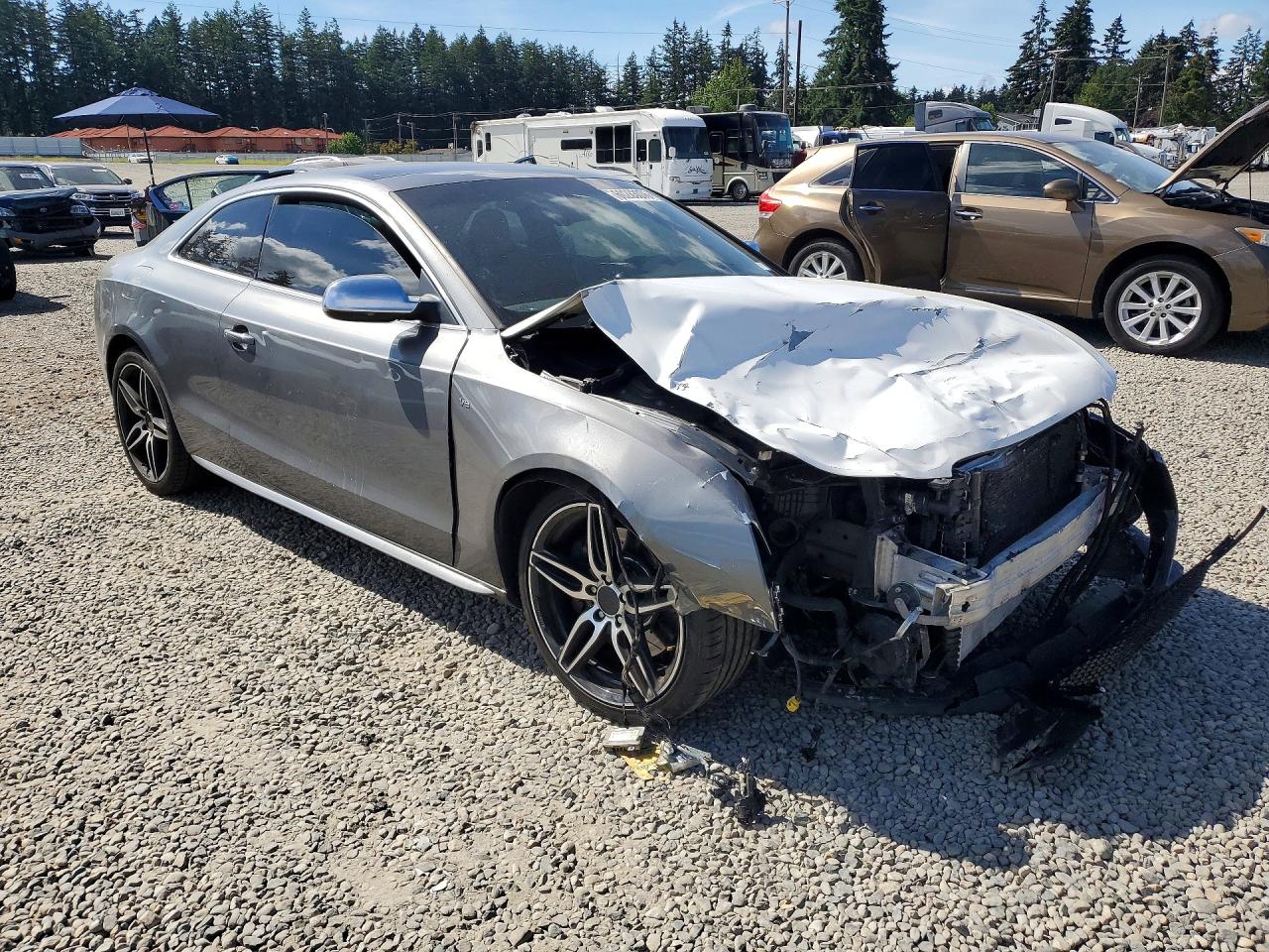 2012 Audi S5 Prestige Gray vin: WAUVVAFR9CA002361