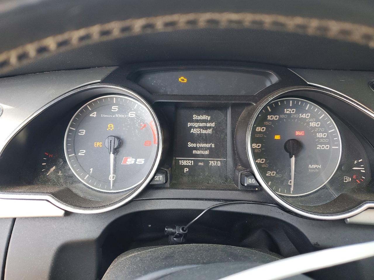 2012 Audi S5 Prestige Gray vin: WAUVVAFR9CA002361