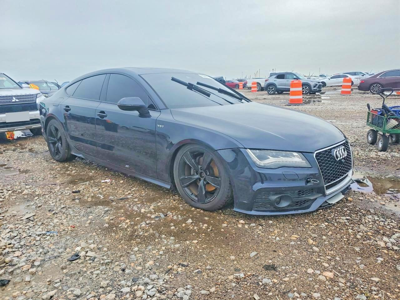 2014 Audi S7 Premium Blue vin: WAUW2AFC2EN076628