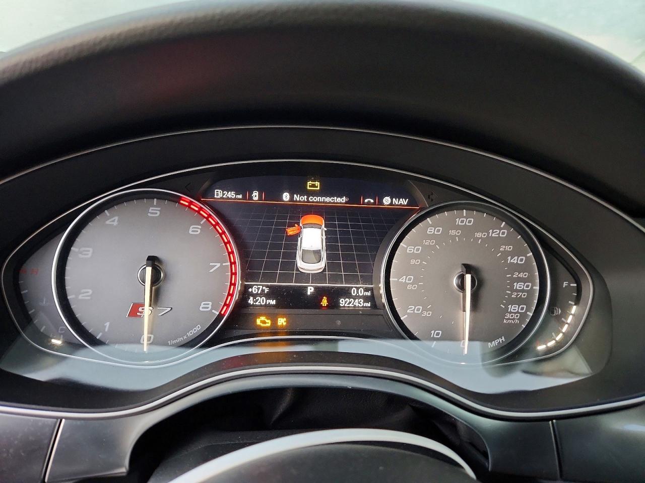 2014 Audi S7 Premium Silver vin: WAUW2AFC7EN018966