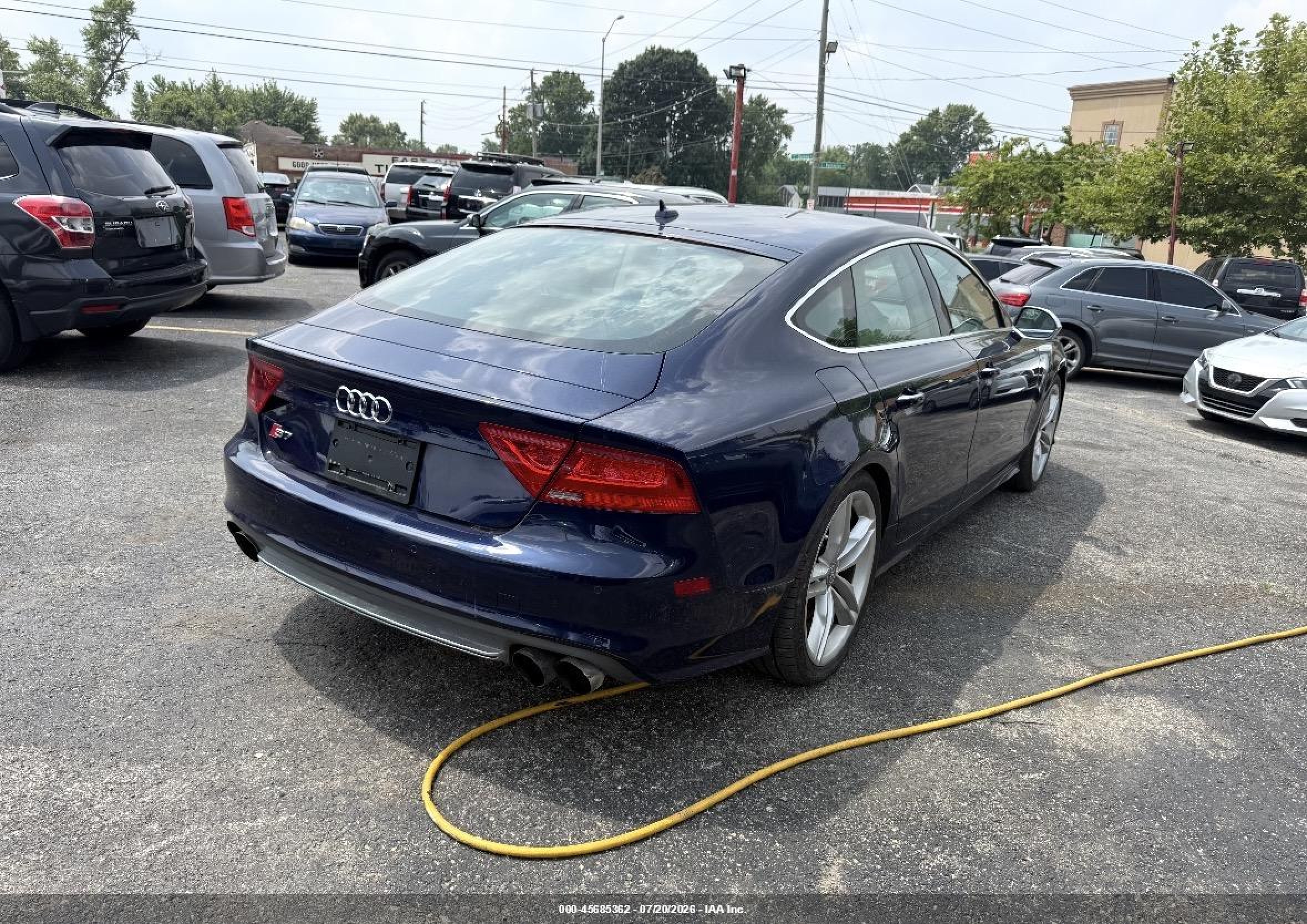 2013 Audi S7 4.0t Prestige Синий vin: WAUW2AFC9DN079606