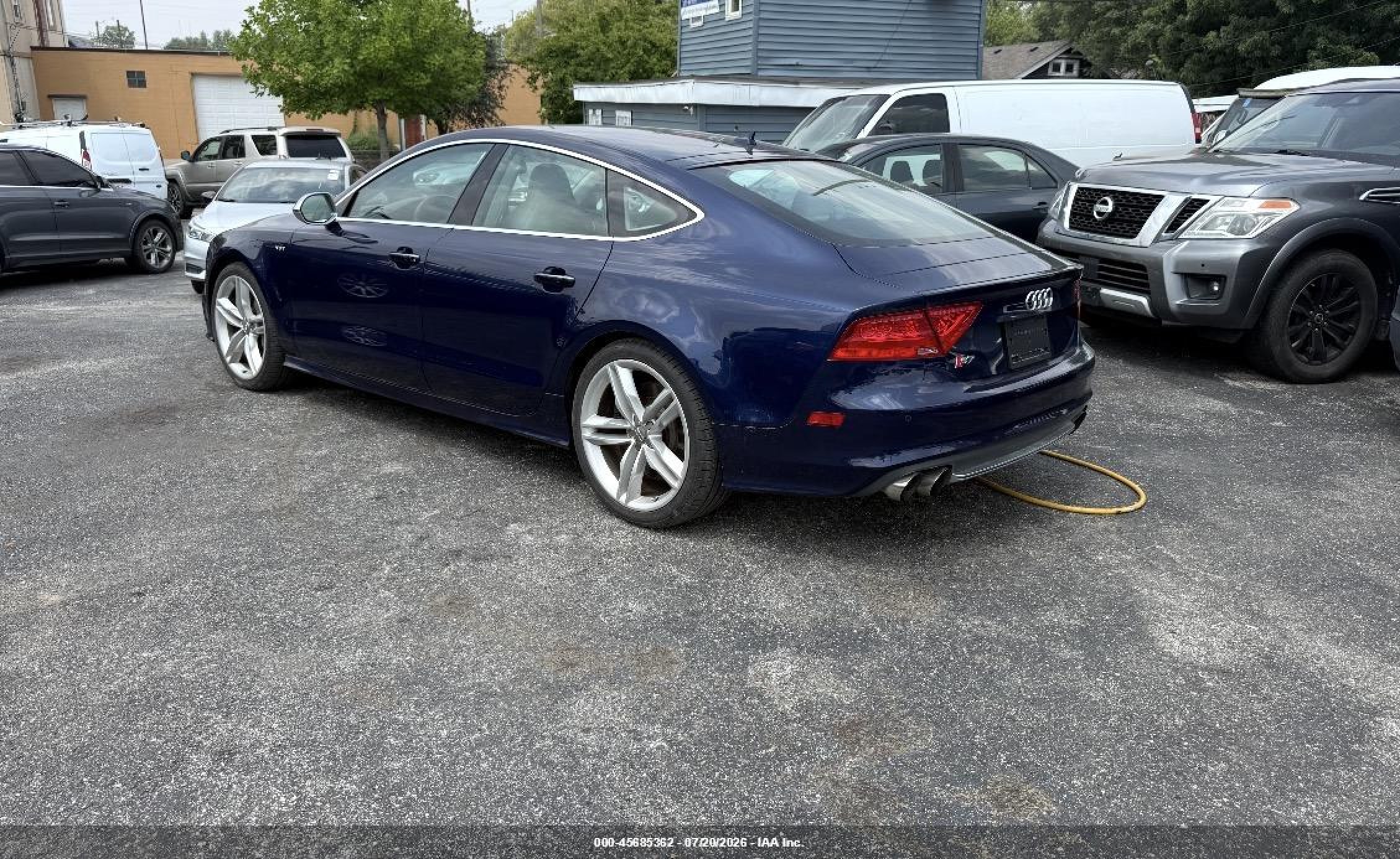 2013 Audi S7 4.0t Prestige Синий vin: WAUW2AFC9DN079606