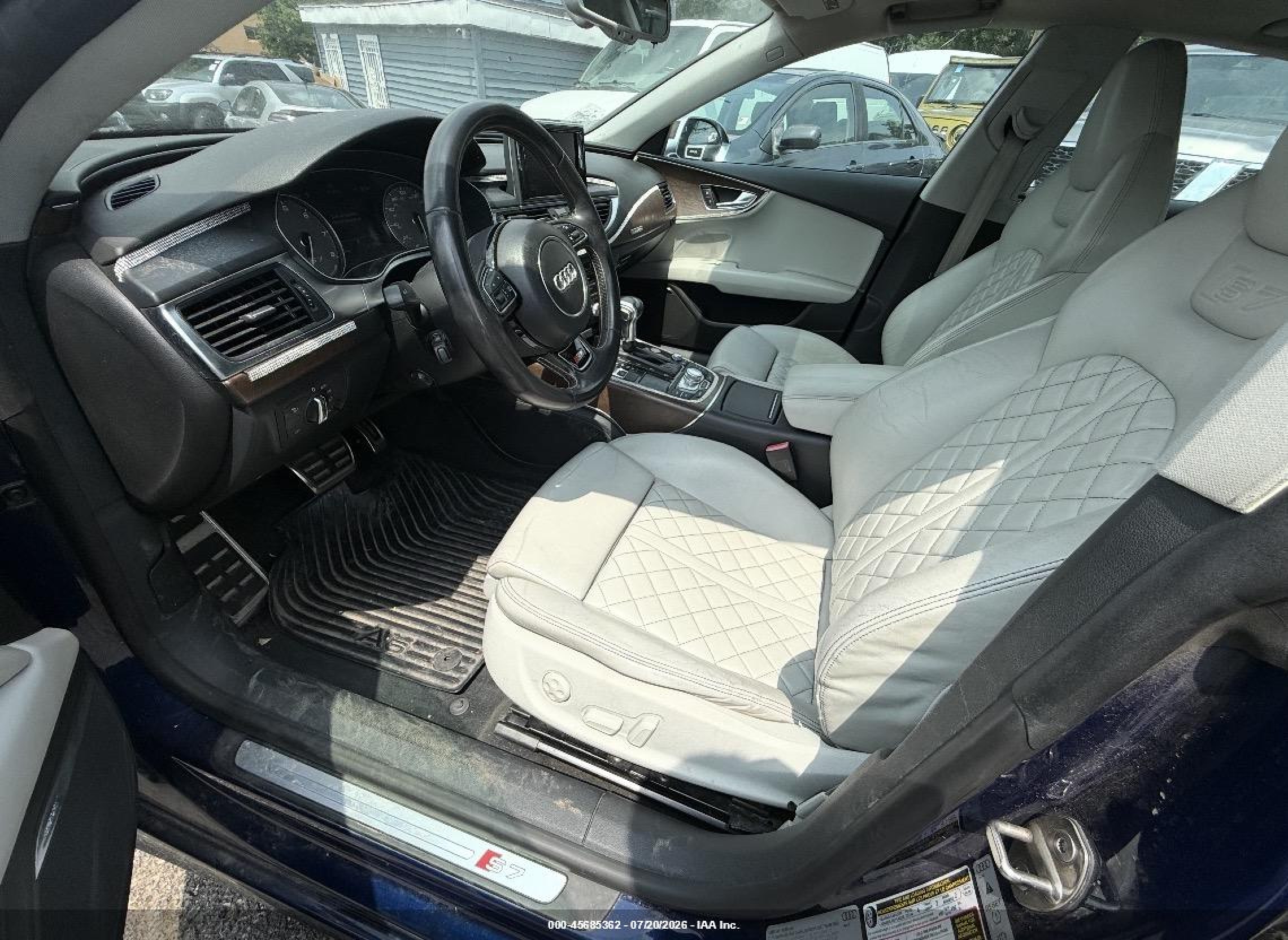 2013 Audi S7 4.0t Prestige Синий vin: WAUW2AFC9DN079606