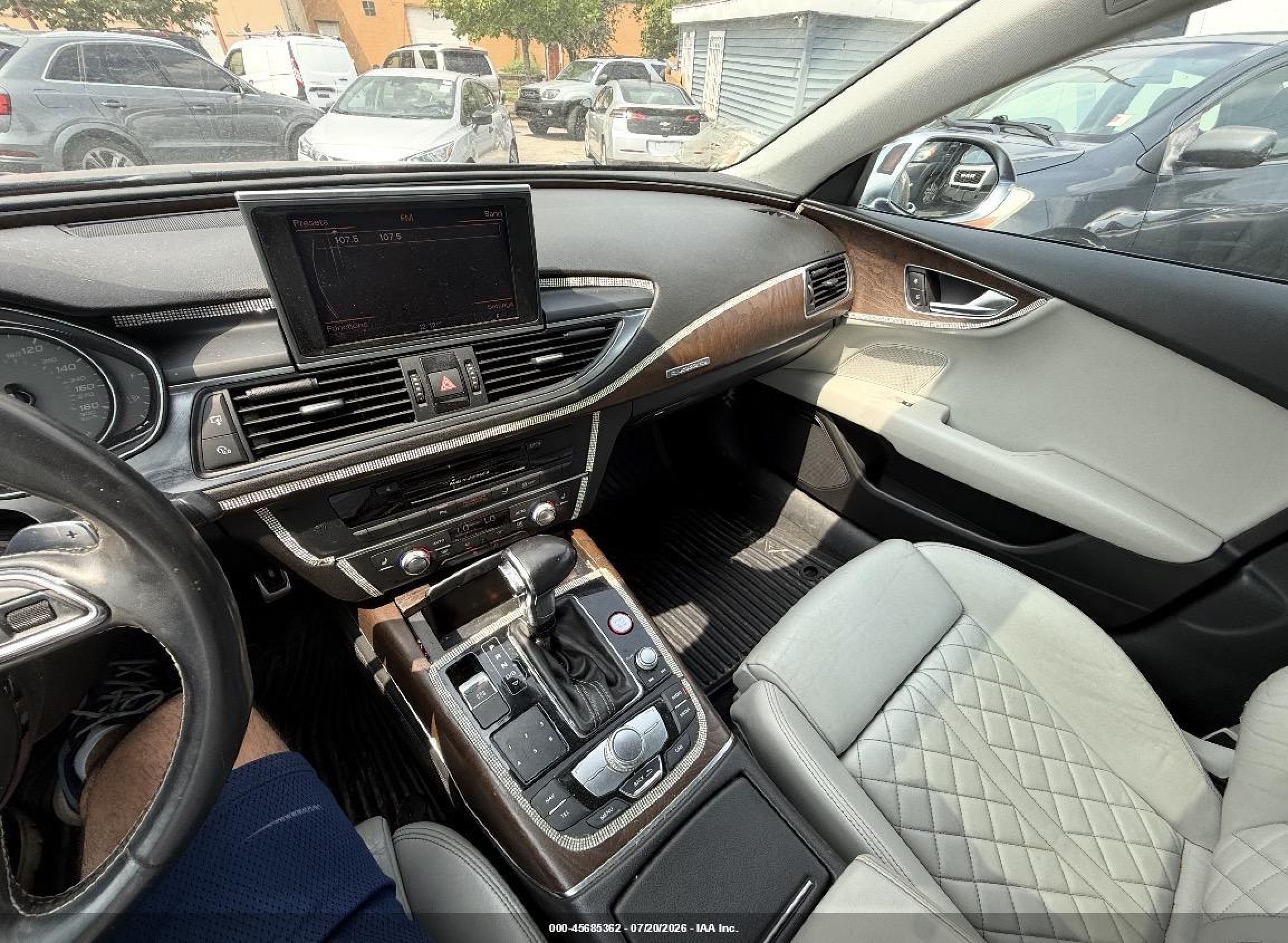 2013 Audi S7 4.0t Prestige Синий vin: WAUW2AFC9DN079606