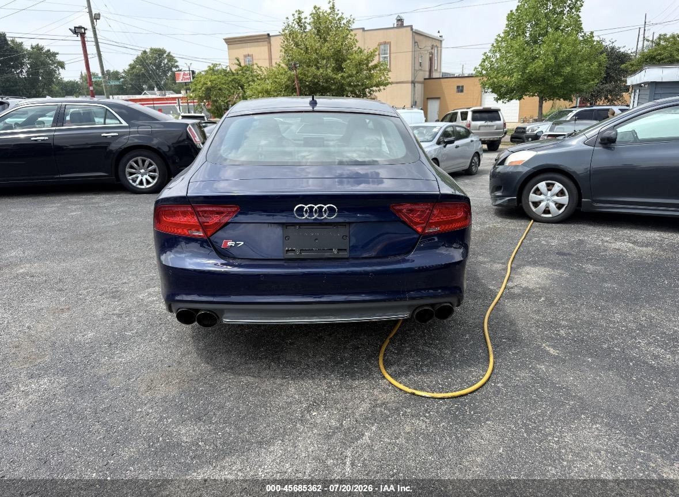 2013 Audi S7 4.0t Prestige Синий vin: WAUW2AFC9DN079606