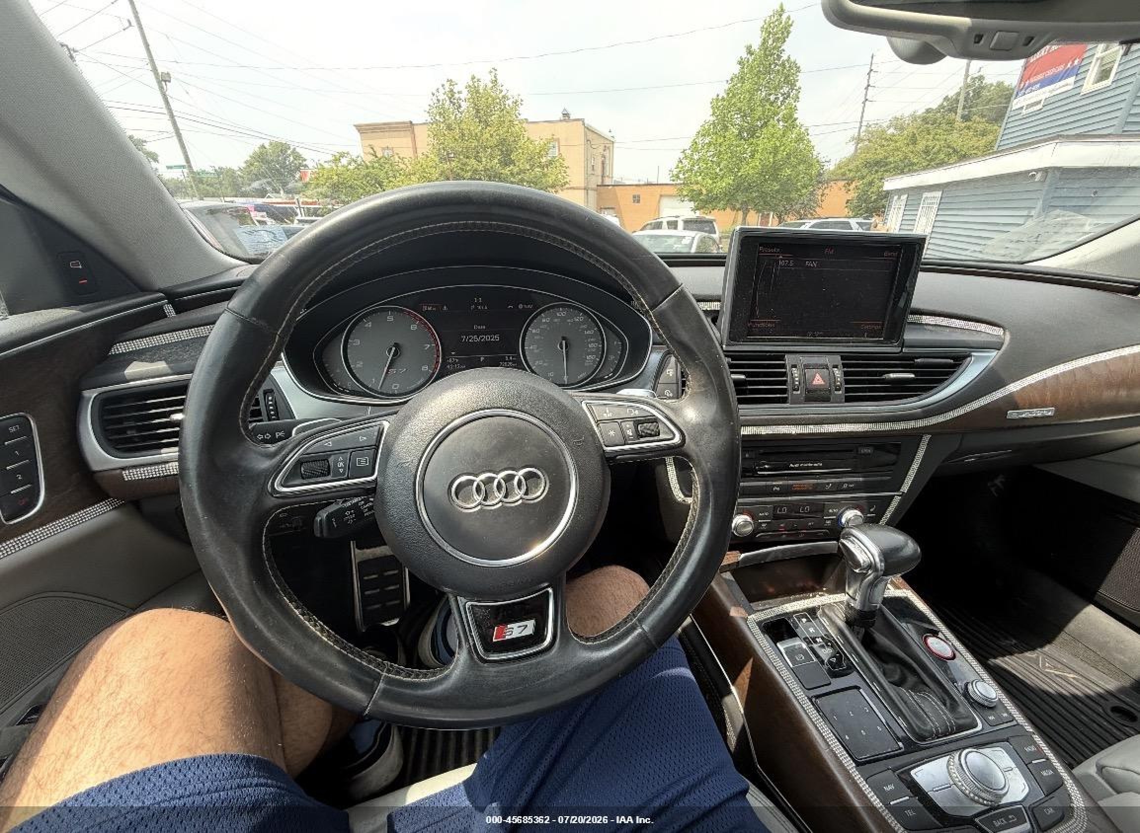 2013 Audi S7 4.0t Prestige Синий vin: WAUW2AFC9DN079606